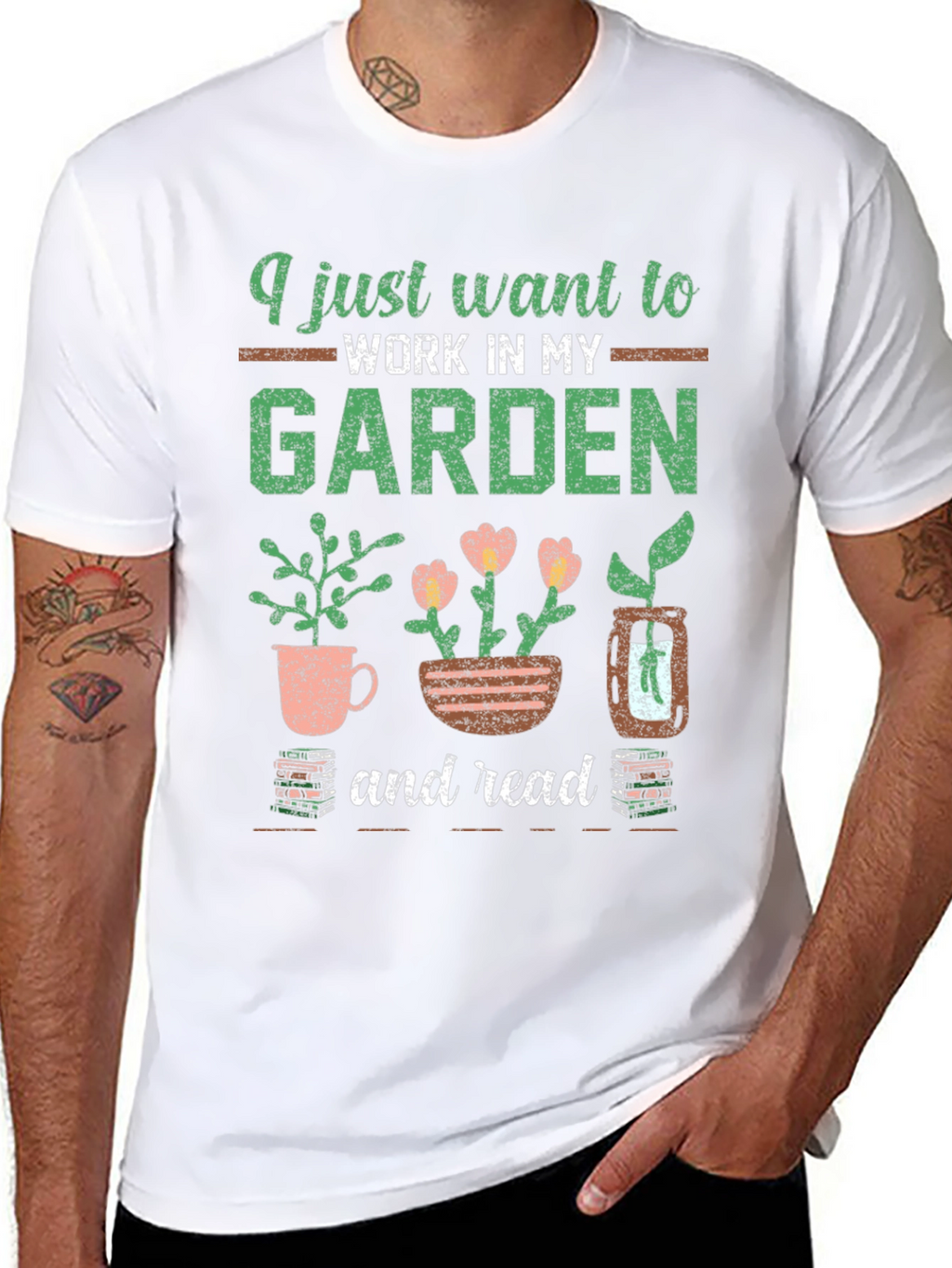Gardening & Reading T-Shirt