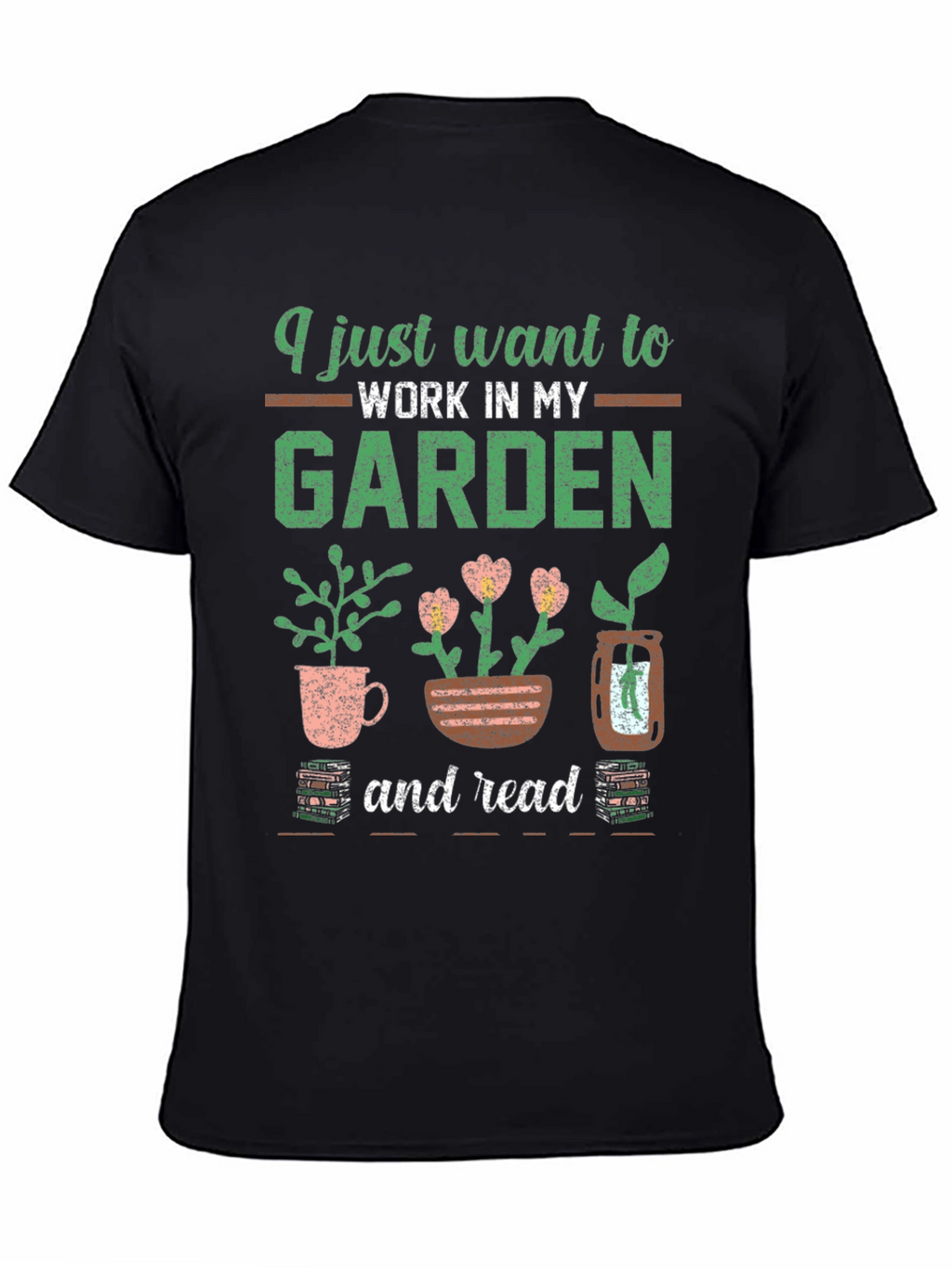 Gardening & Reading T-Shirt