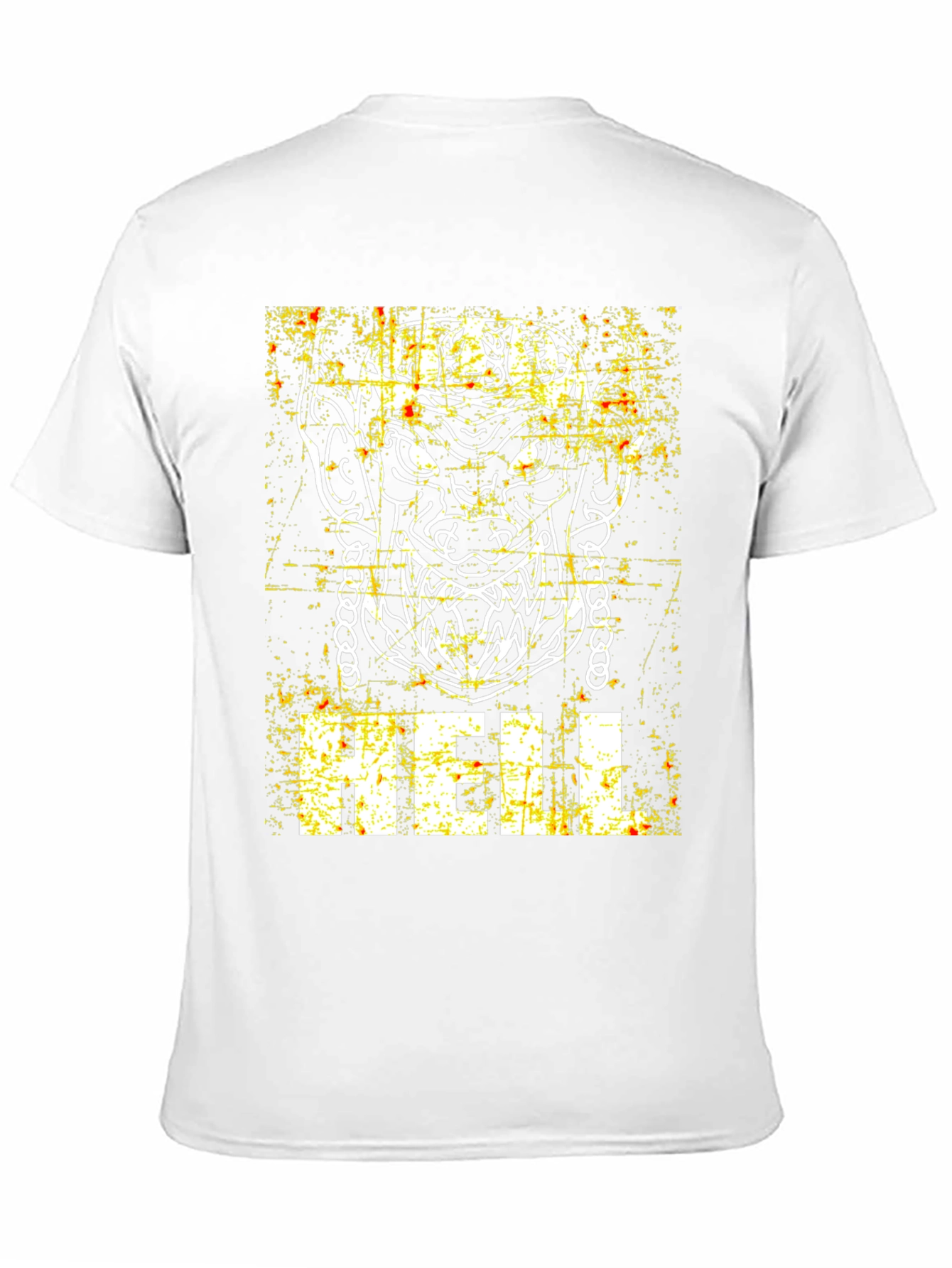 Hell Graphic Print Black T-Shirt