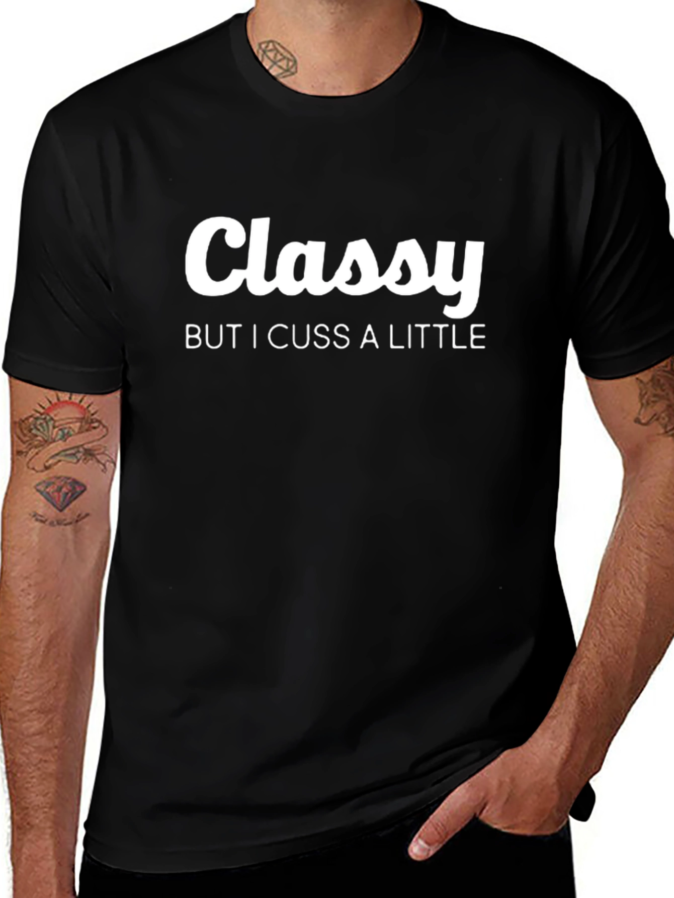 Classy Cuss T-Shirt - Funny Graphic Tee