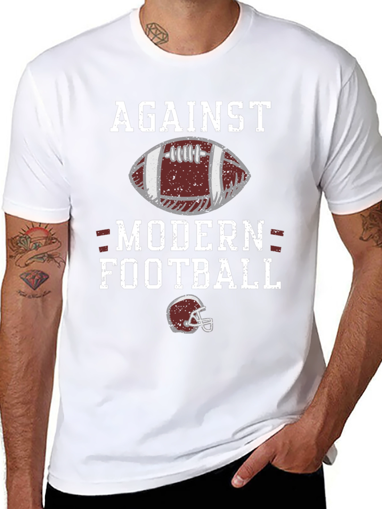 Against Modern Football Graphic Tee
