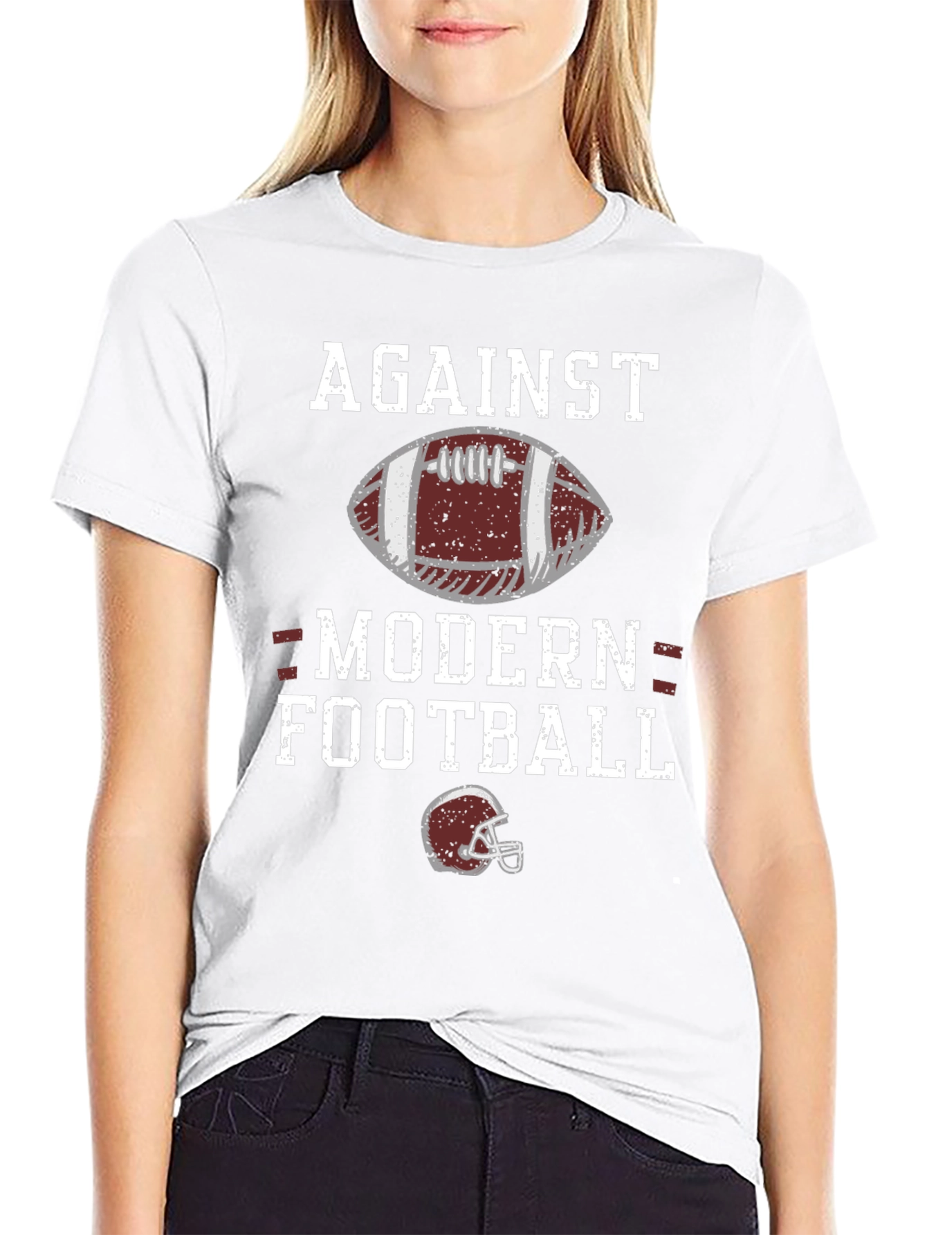 Against Modern Football Graphic Tee