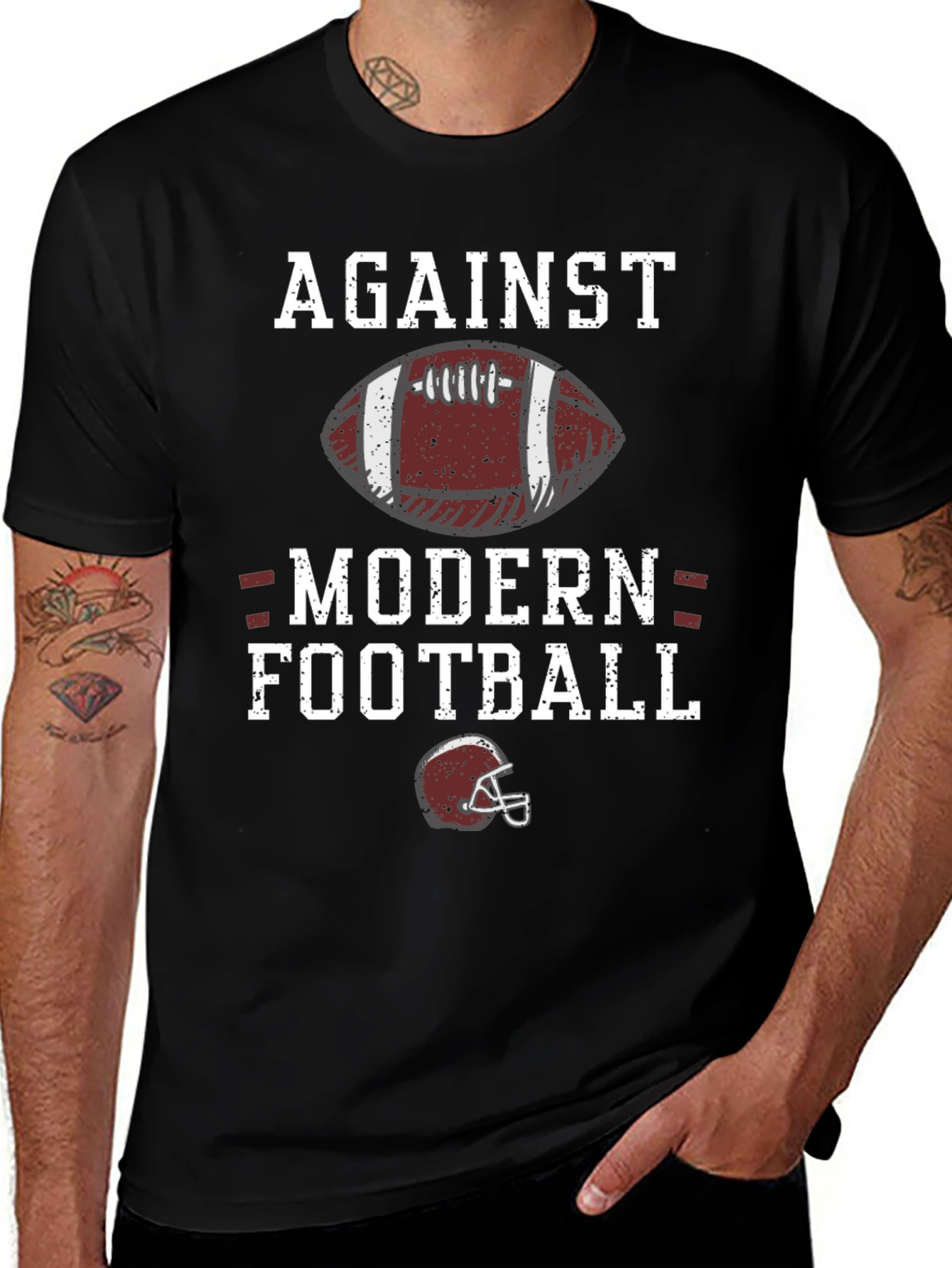 Against Modern Football Graphic Tee