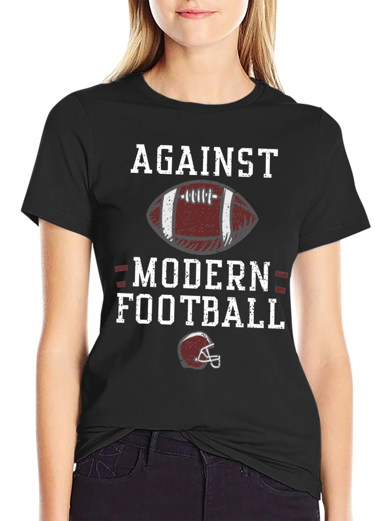 Against Modern Football Graphic Tee
