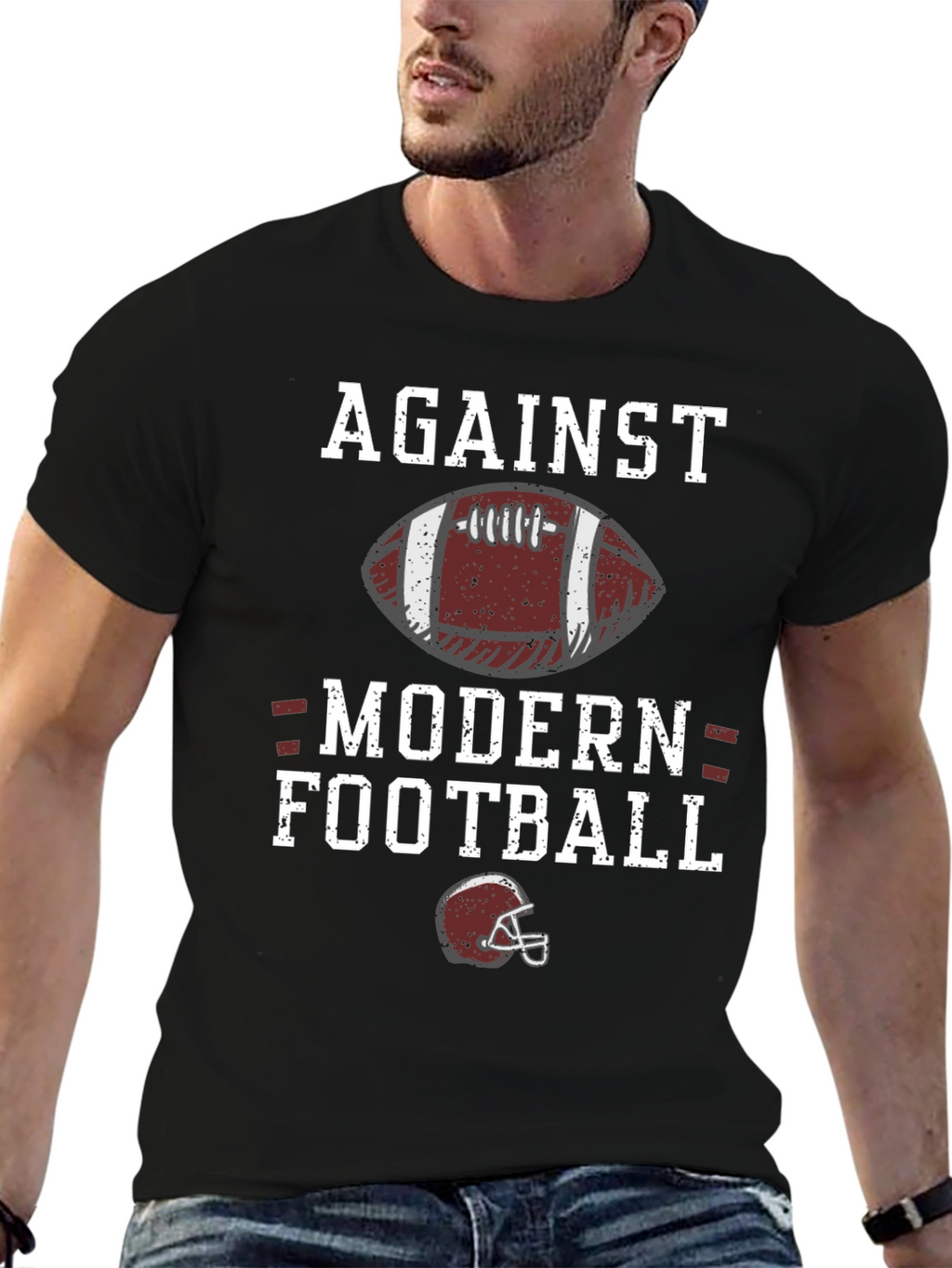 Against Modern Football Graphic Tee