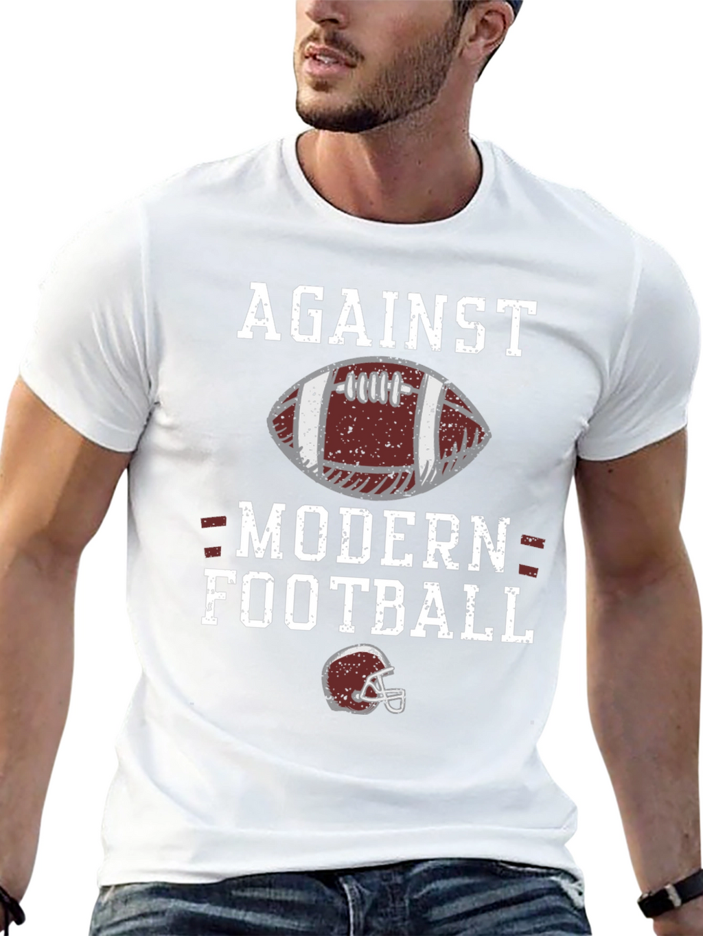 Against Modern Football Graphic Tee