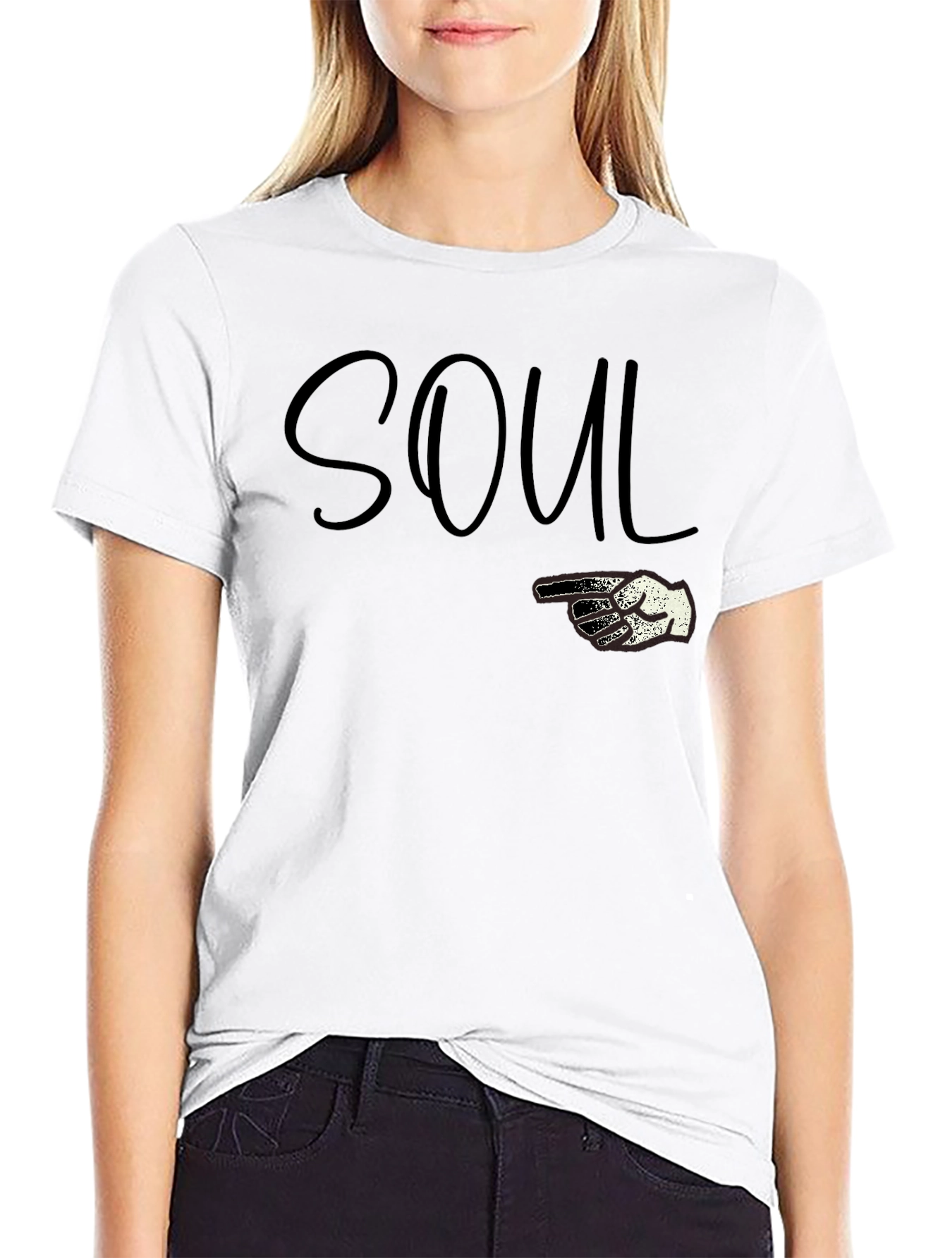 Soulmate Pointing Graphic T-Shirt