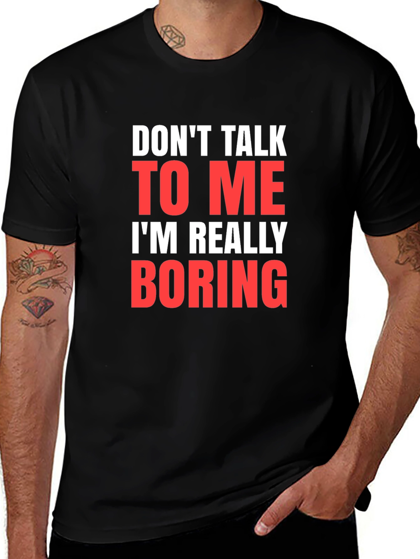 Funny Sarcastic Graphic Tee - Dont Talk to Me T-Shirt