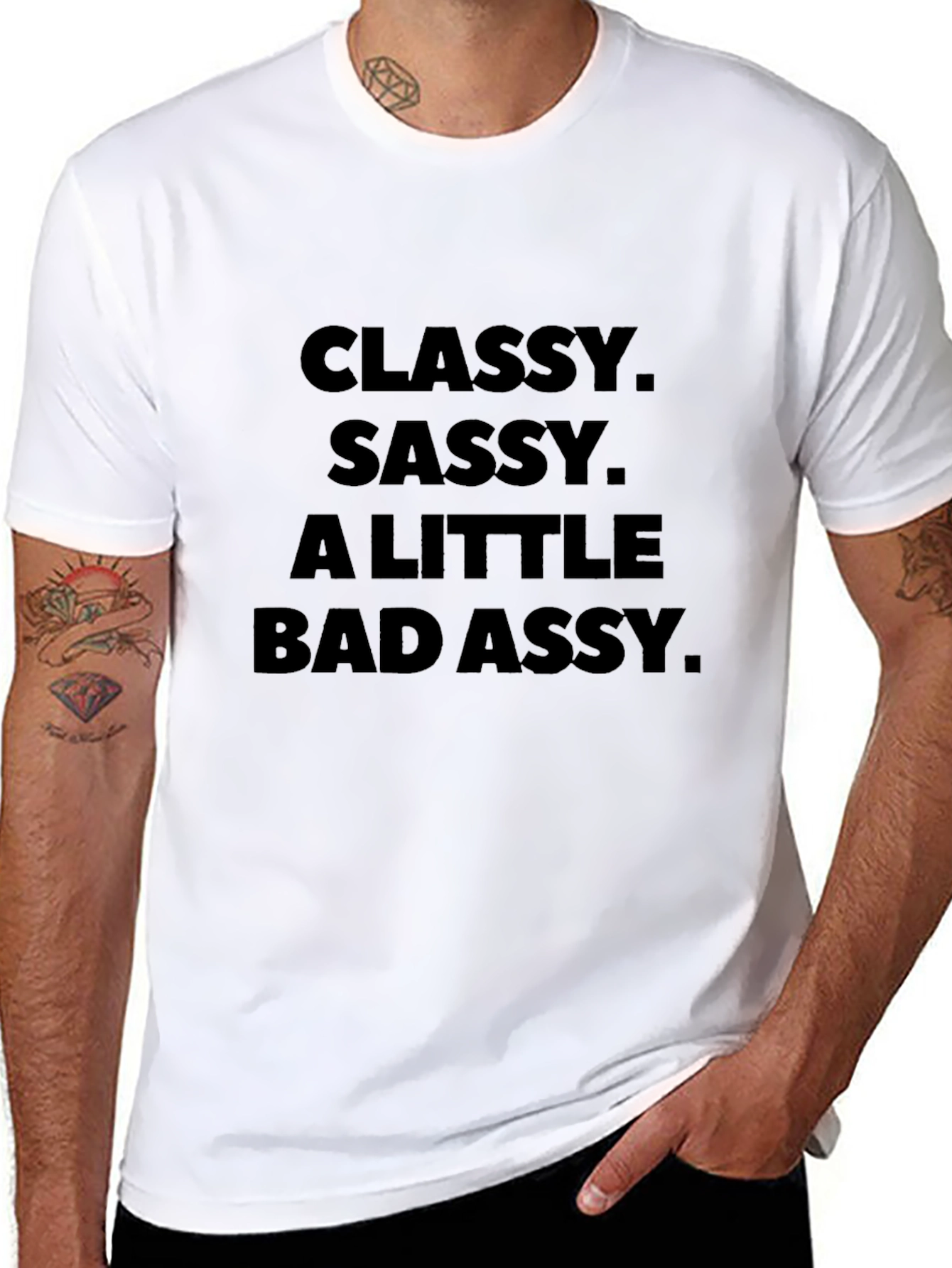 Classy Sassy Bad Assy Black T-Shirt