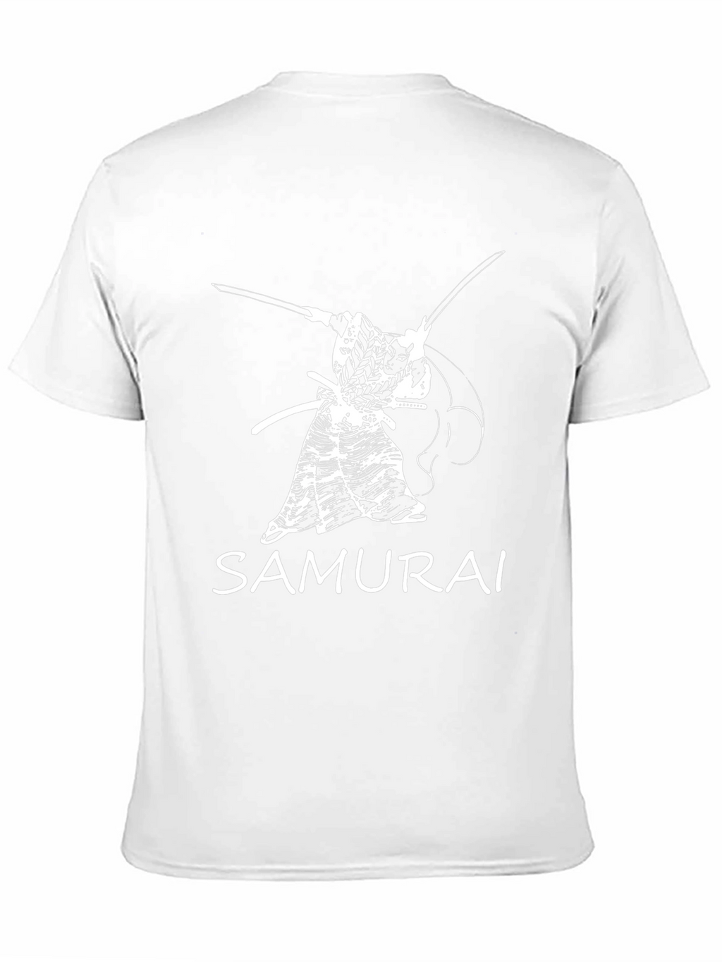 Samurai Graphic Tee - Bold Black T-Shirt