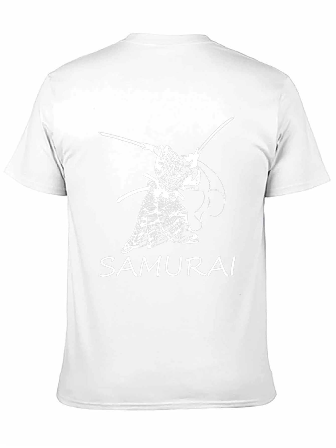 Samurai Graphic Tee - Bold Black T-Shirt