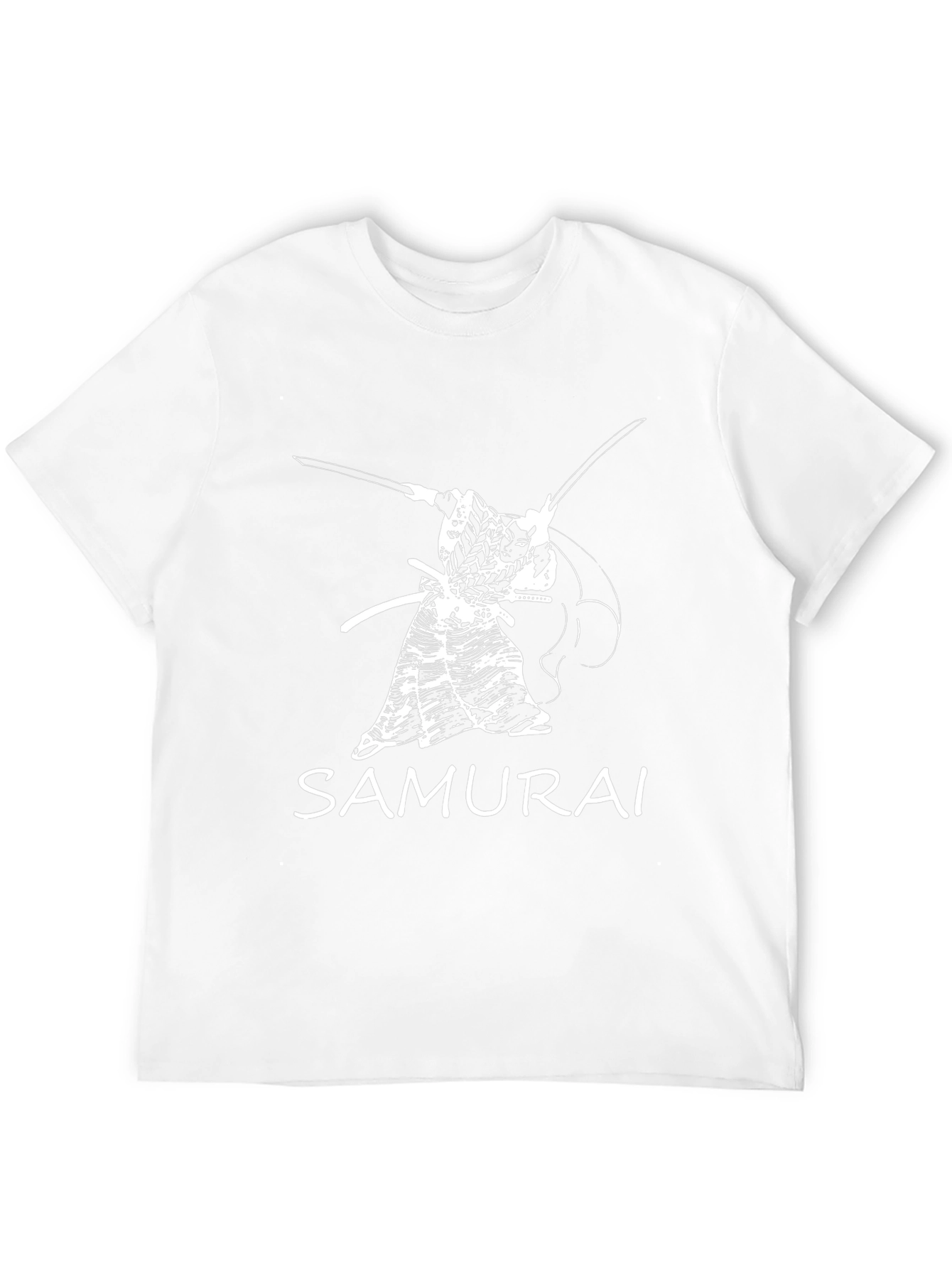 Samurai Graphic Tee - Bold Black T-Shirt