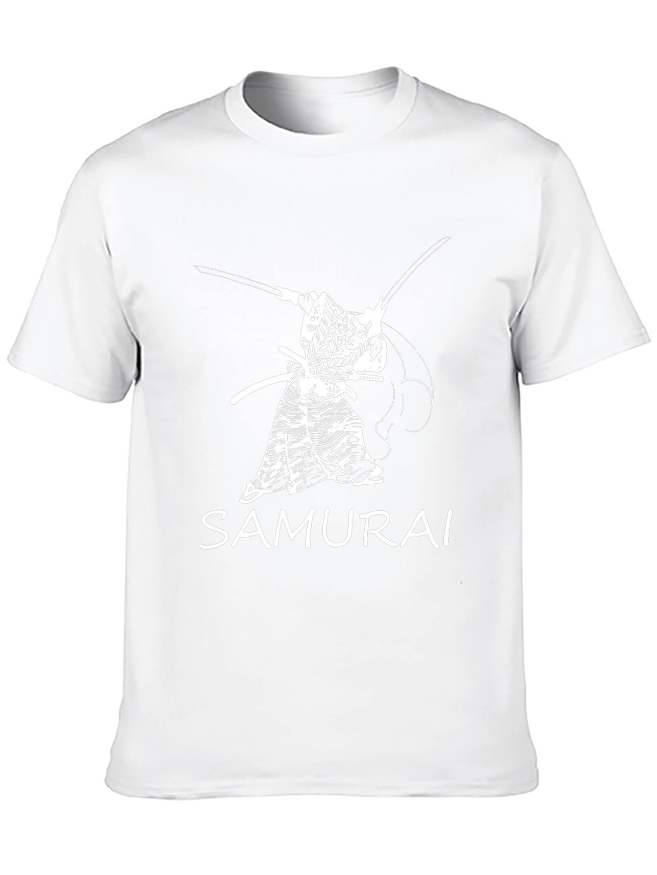 Samurai Graphic Tee - Bold Black T-Shirt