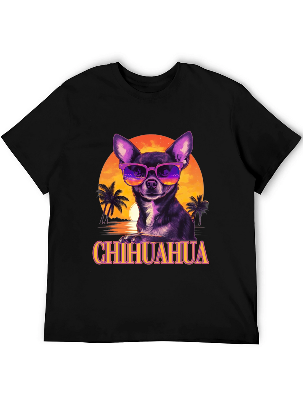 Chihuahua Sunglasses Graphic T-Shirt