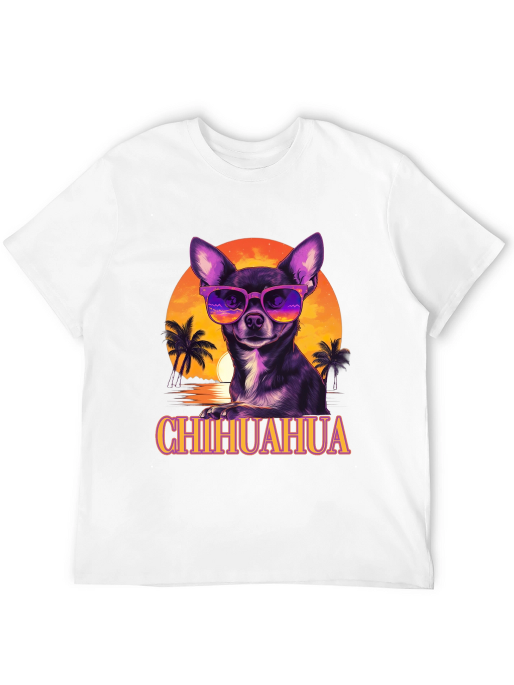 Chihuahua Sunglasses Graphic T-Shirt