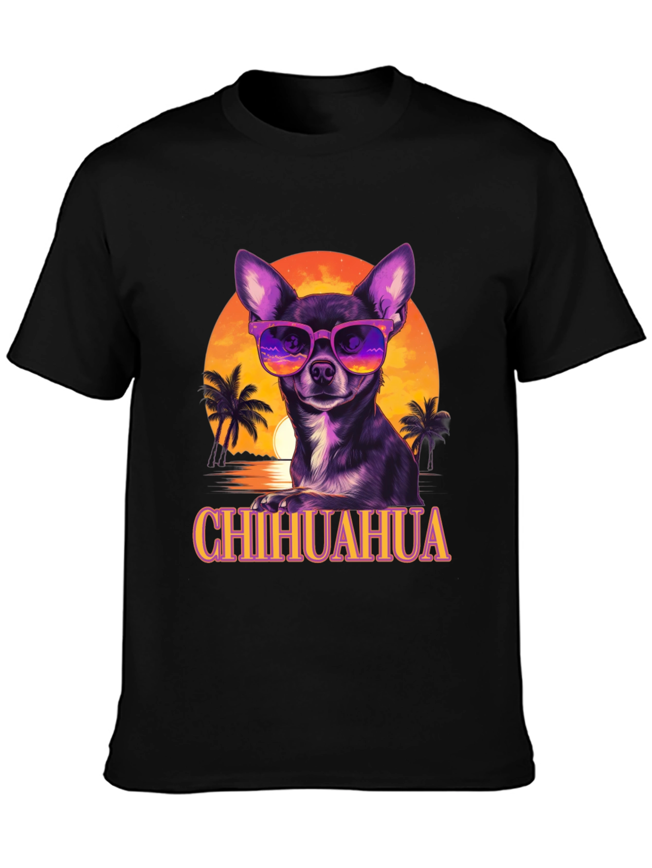 Chihuahua Sunglasses Graphic T-Shirt