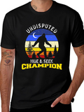 Undisputed Hide & Seek Champion Bigfoot T-Shirt