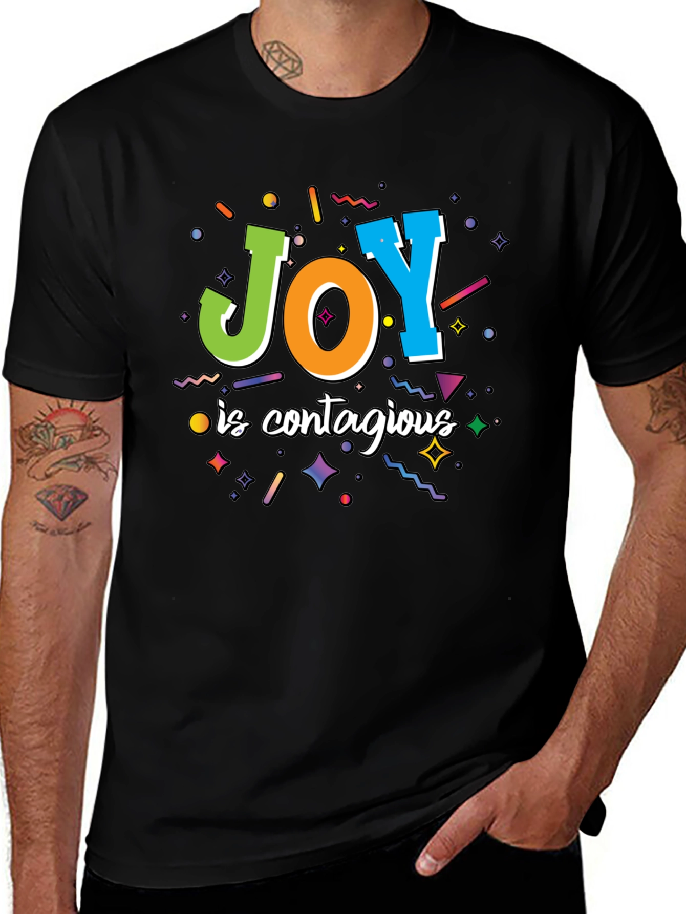 Joy is Contagious Graphic T-Shirt