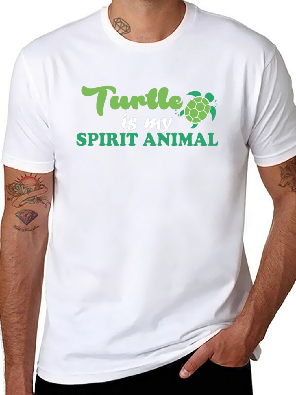 Turtle Spirit Animal Graphic T-Shirt