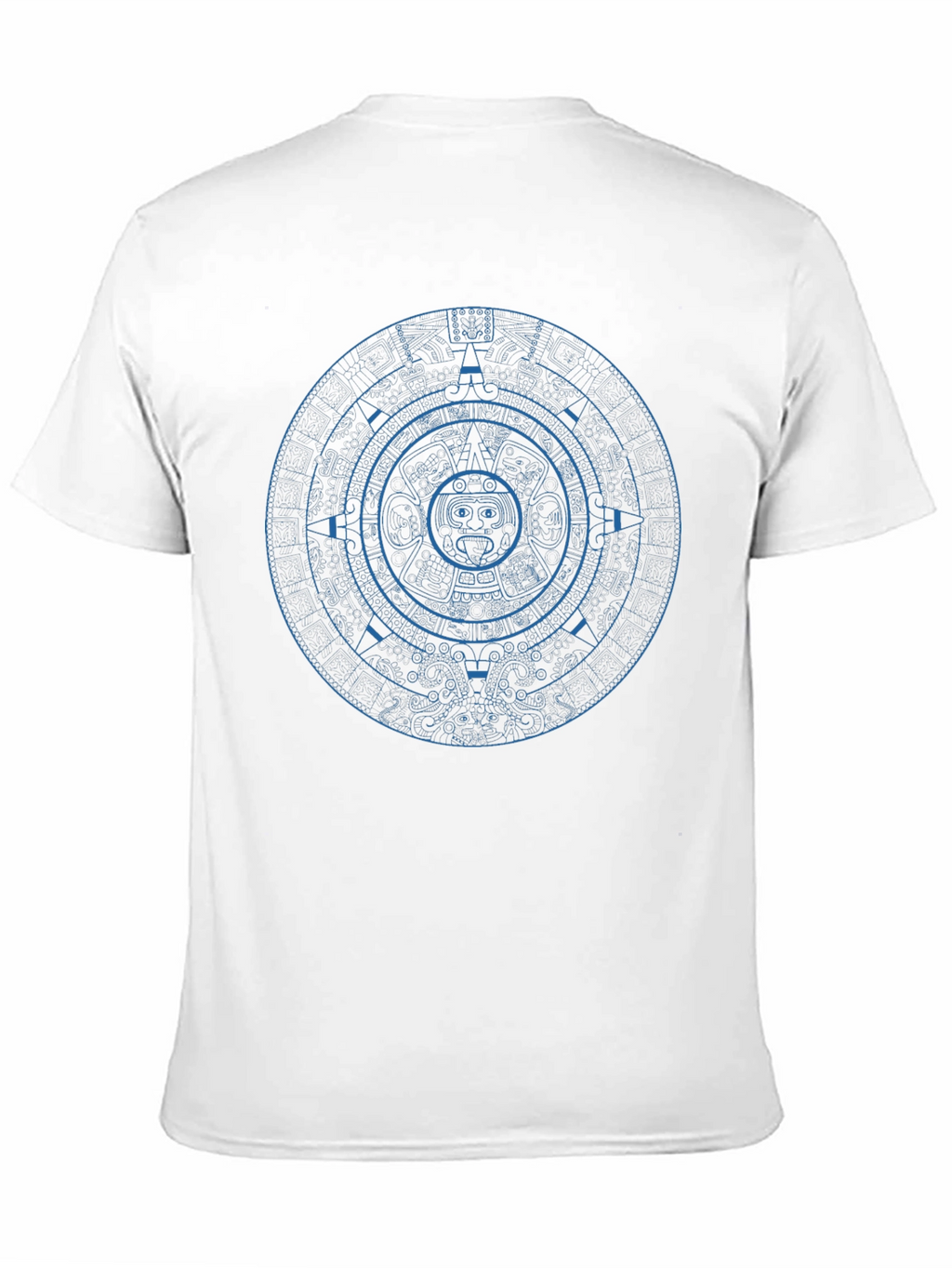 Aztec Calendar Graphic Tee - Unique Design