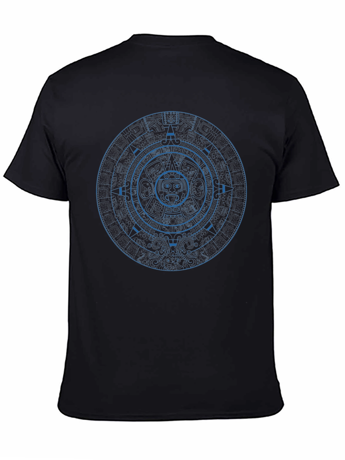 Aztec Calendar Graphic Tee - Unique Design