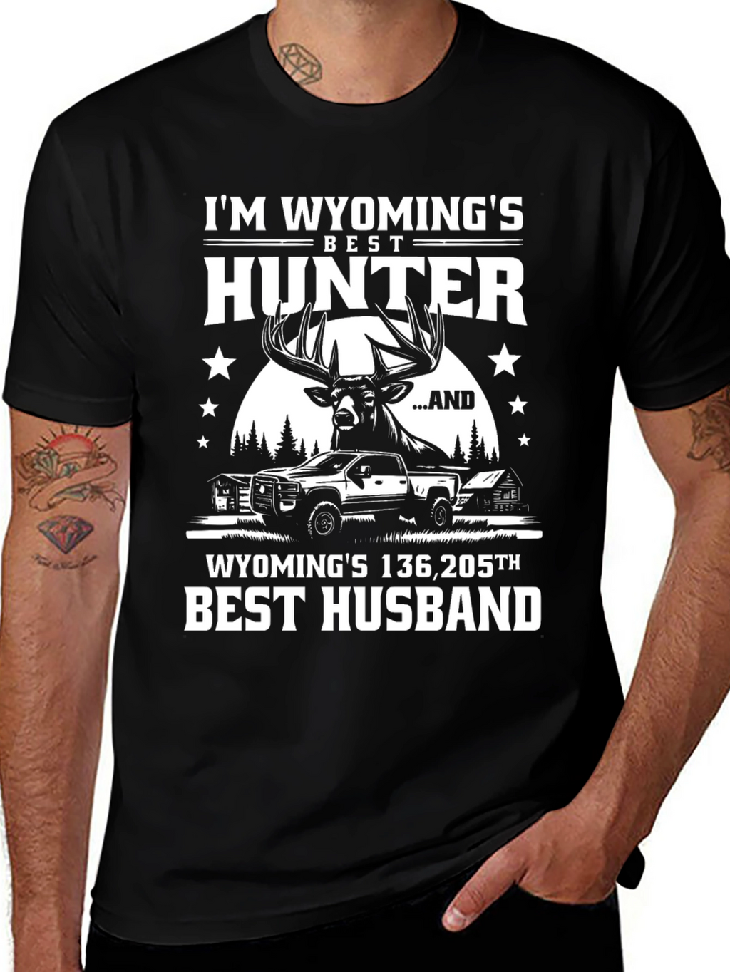 Wyomings Best Hunter Novelty T-Shirt