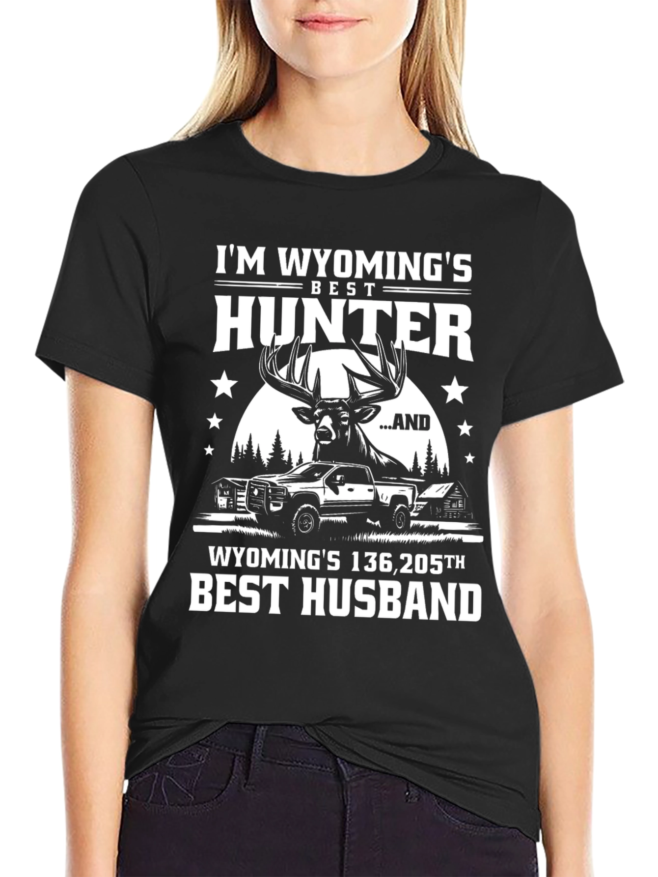 Wyomings Best Hunter Novelty T-Shirt