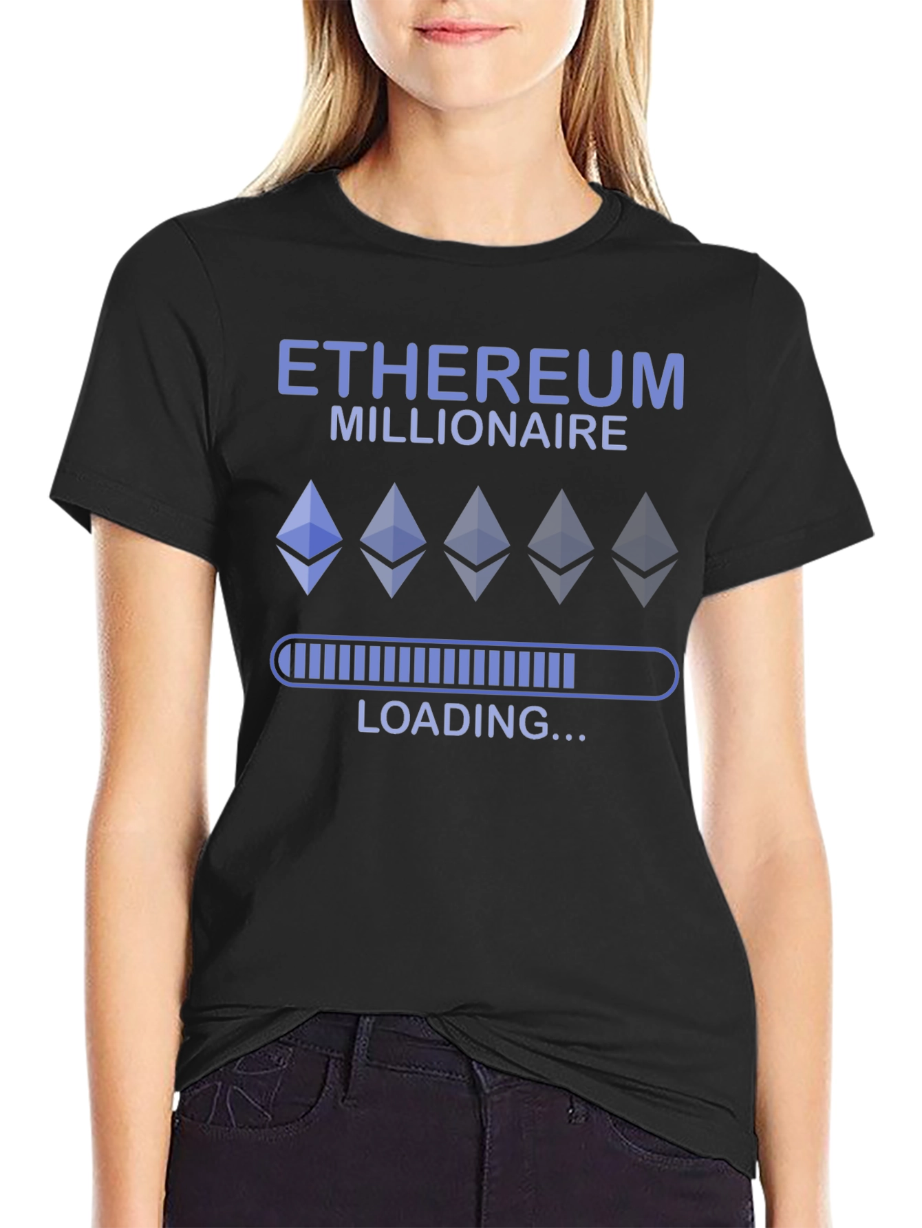Ethereum Millionaire Loading Mens T-Shirt