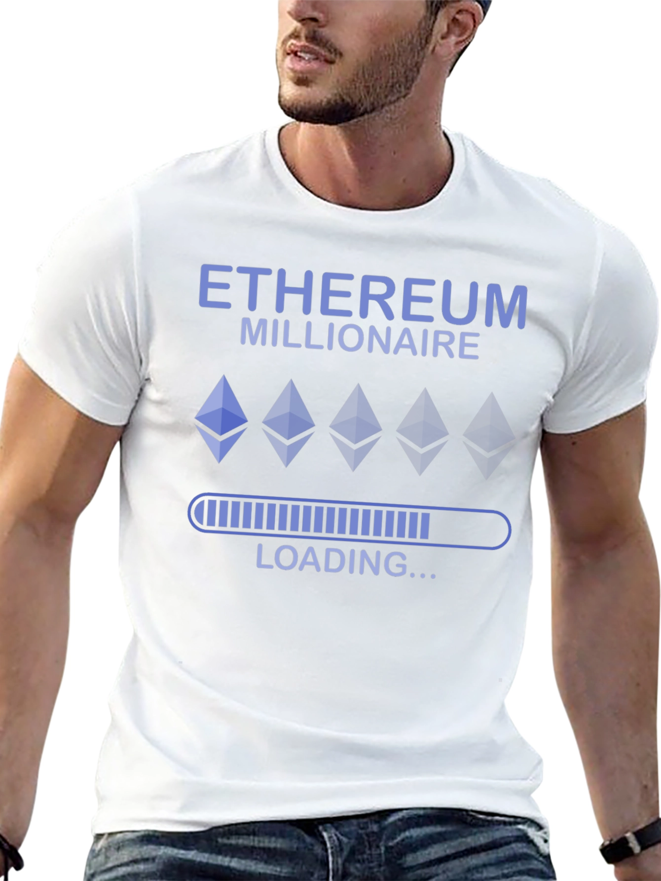 Ethereum Millionaire Loading Mens T-Shirt