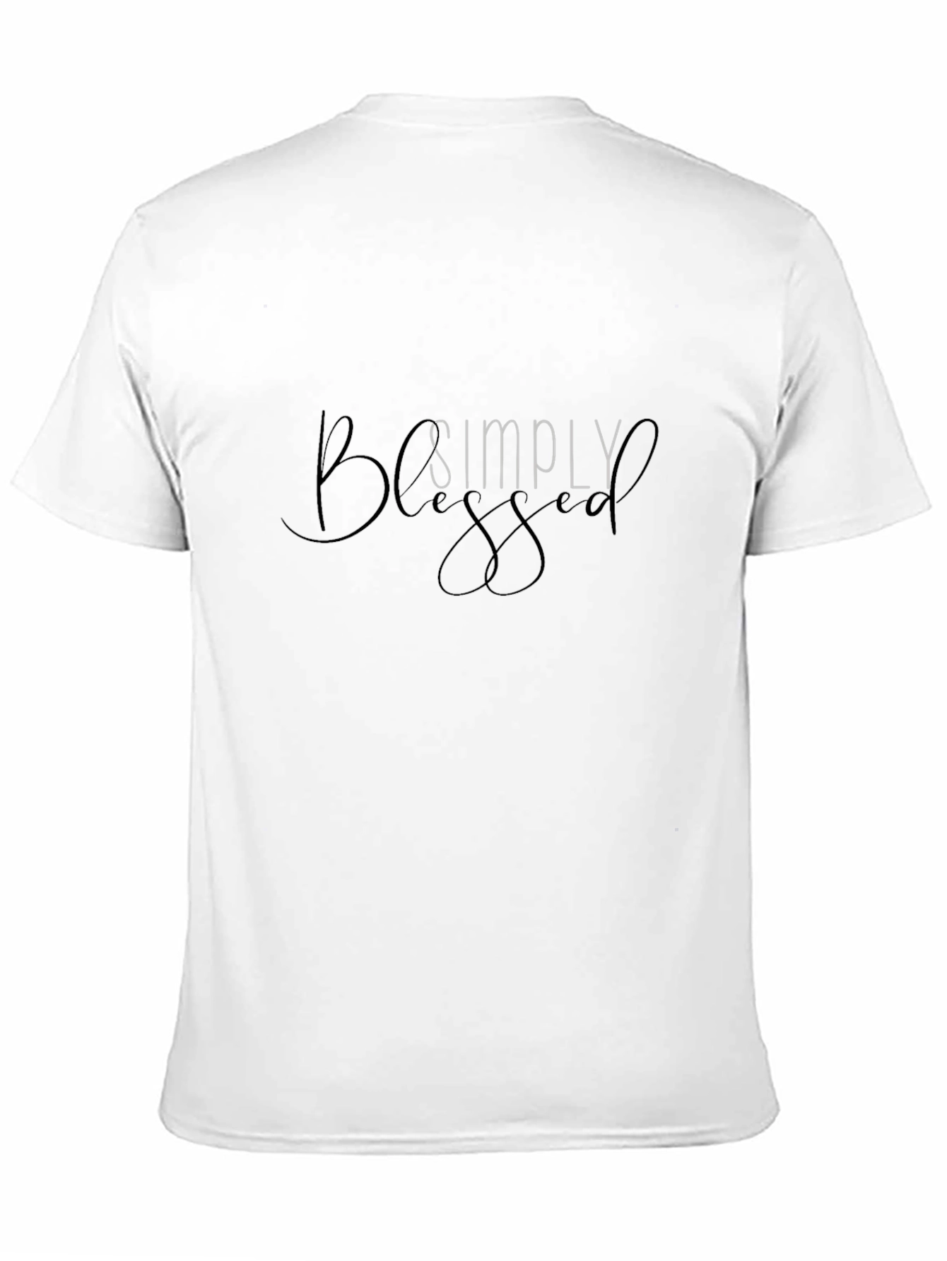 Simply Blessed Black T-Shirt - Mens