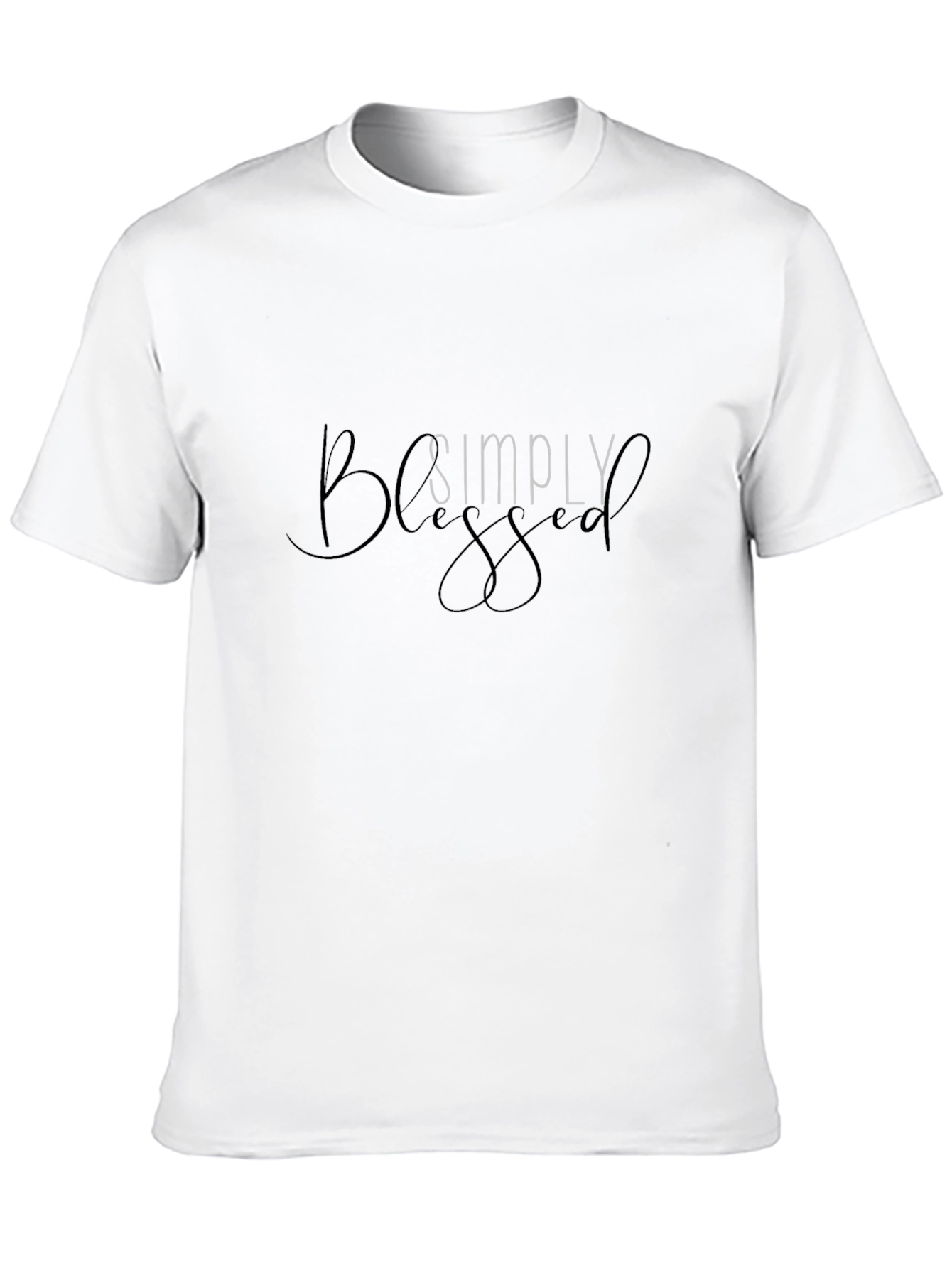 Simply Blessed Black T-Shirt - Mens