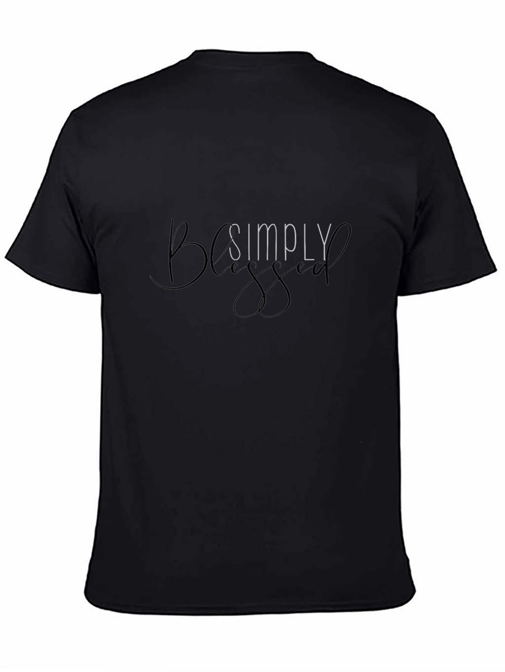 Simply Blessed Black T-Shirt - Mens