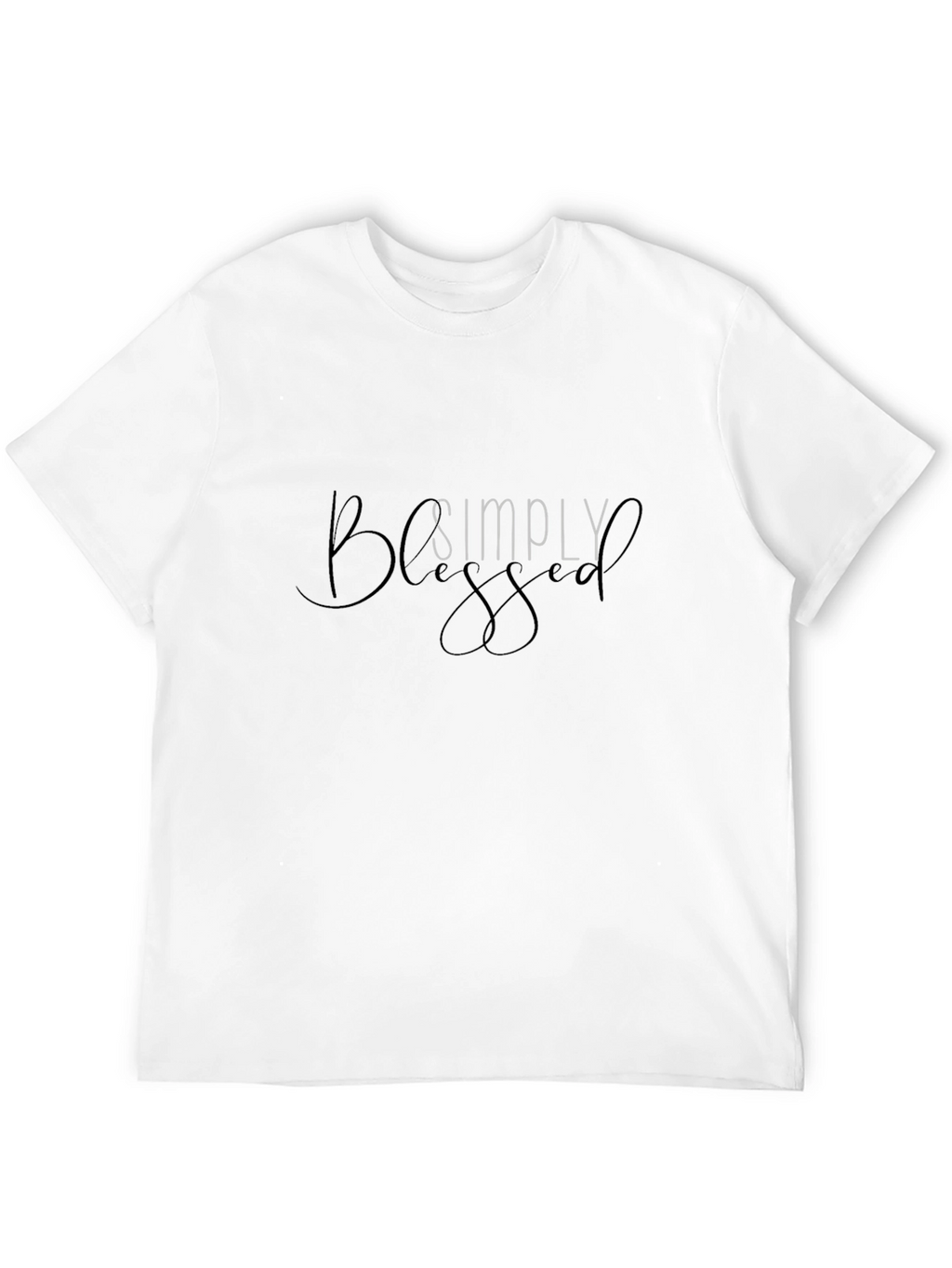 Simply Blessed Black T-Shirt - Mens