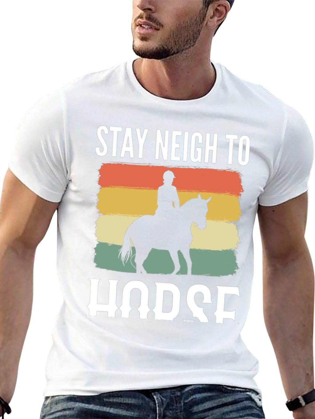 Stay Neigh to Horse Graphic Tee