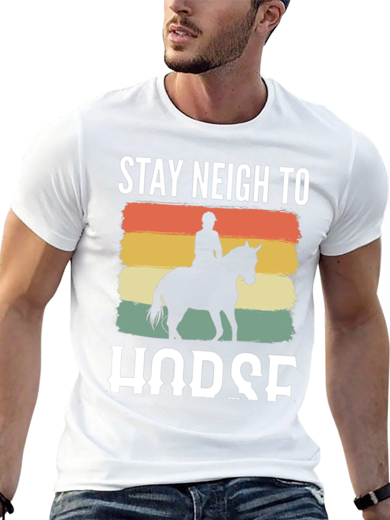 Stay Neigh to Horse Graphic Tee
