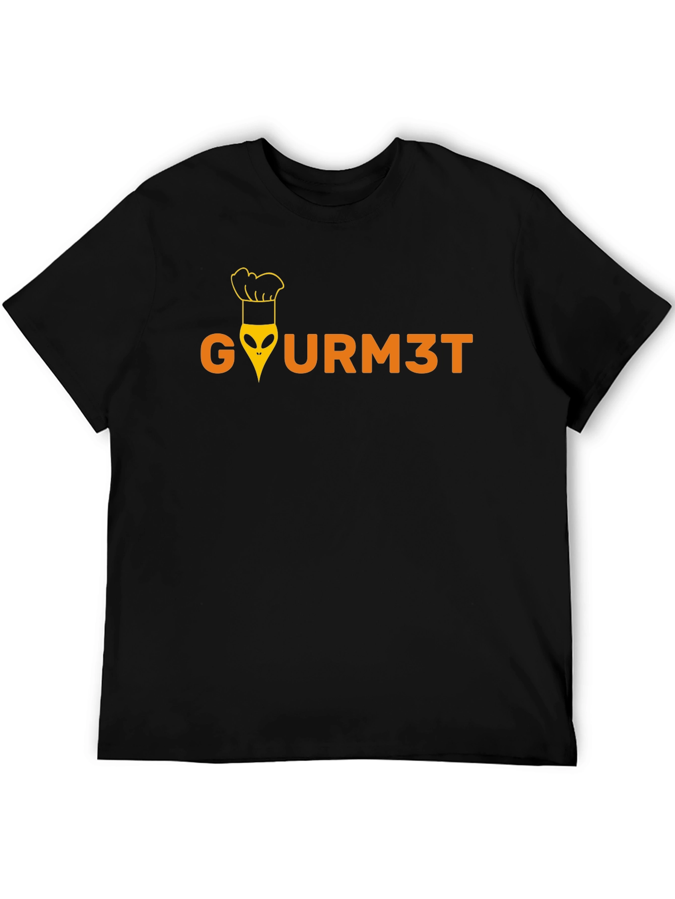 Gourmet Alien Chef Graphic Tee - Black
