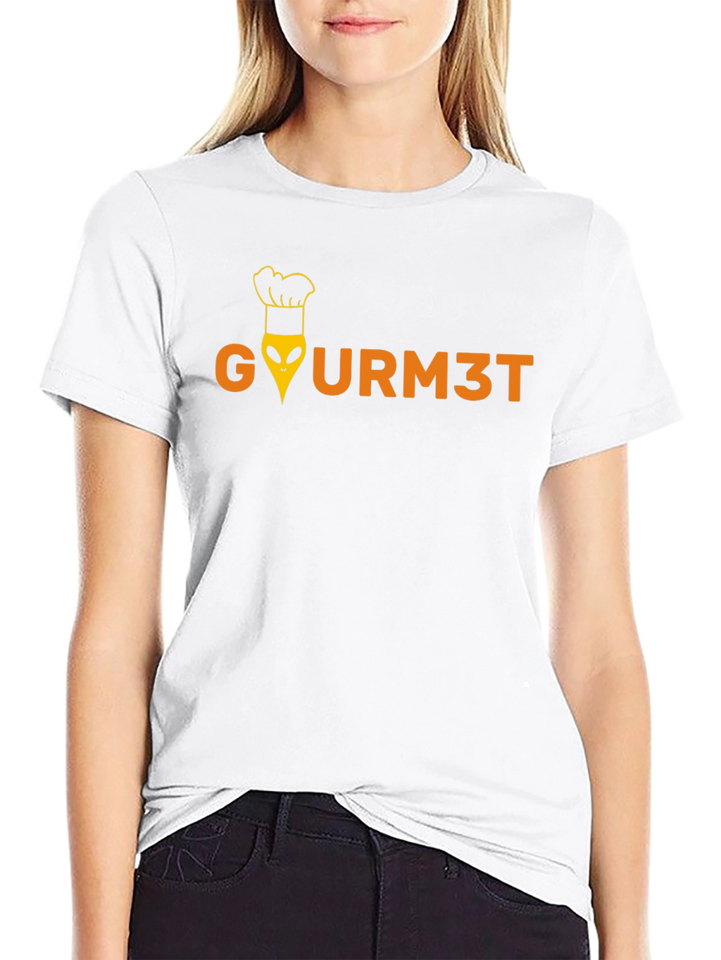 Gourmet Alien Chef Graphic Tee - Black