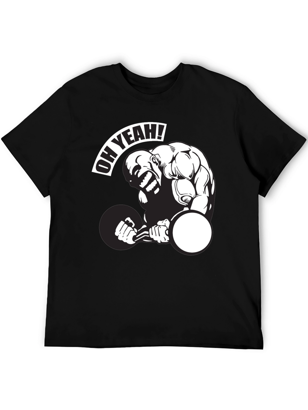 Oh Yeah Weightlifting Graphic T-Shirt