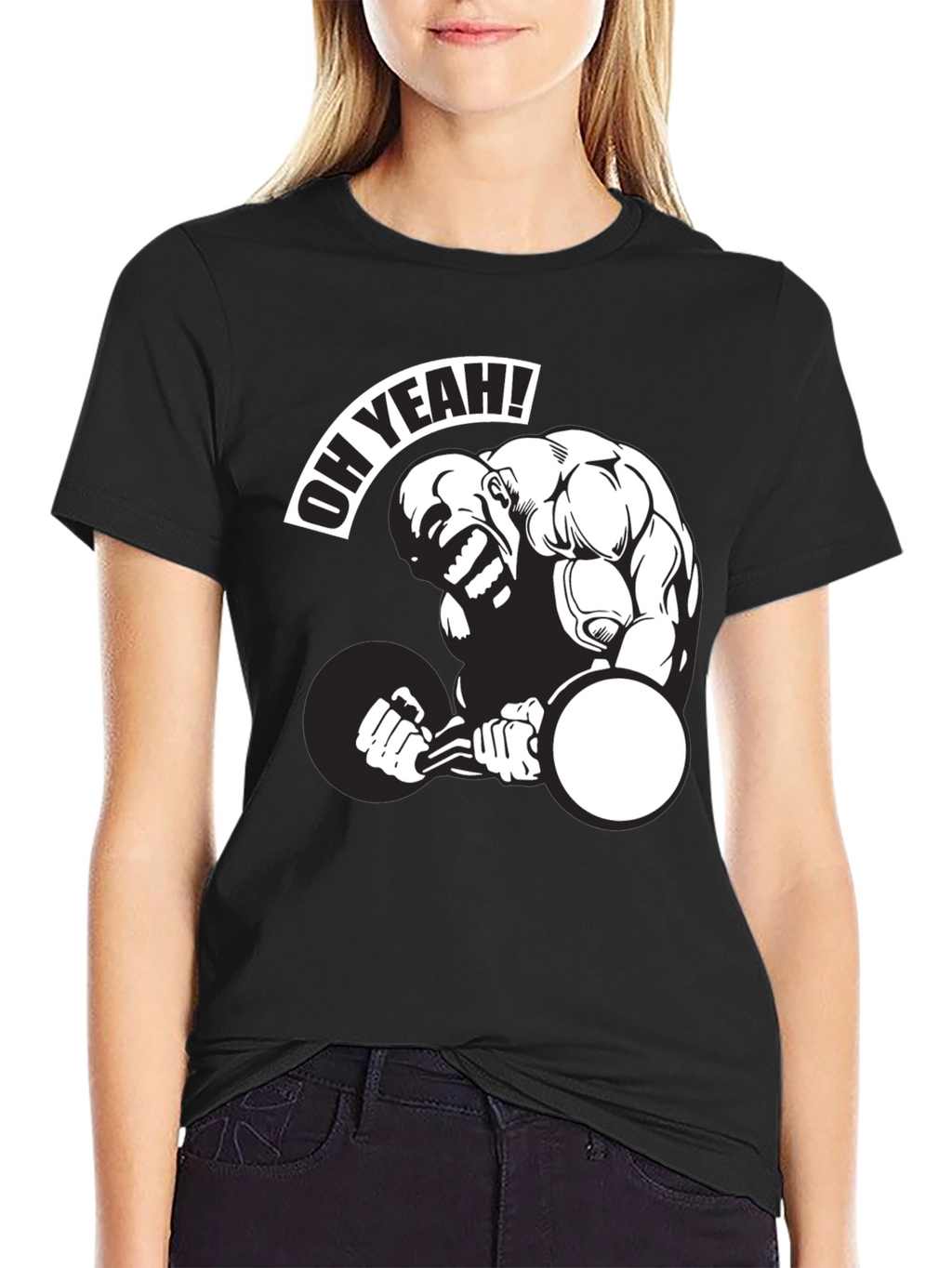 Oh Yeah Weightlifting Graphic T-Shirt