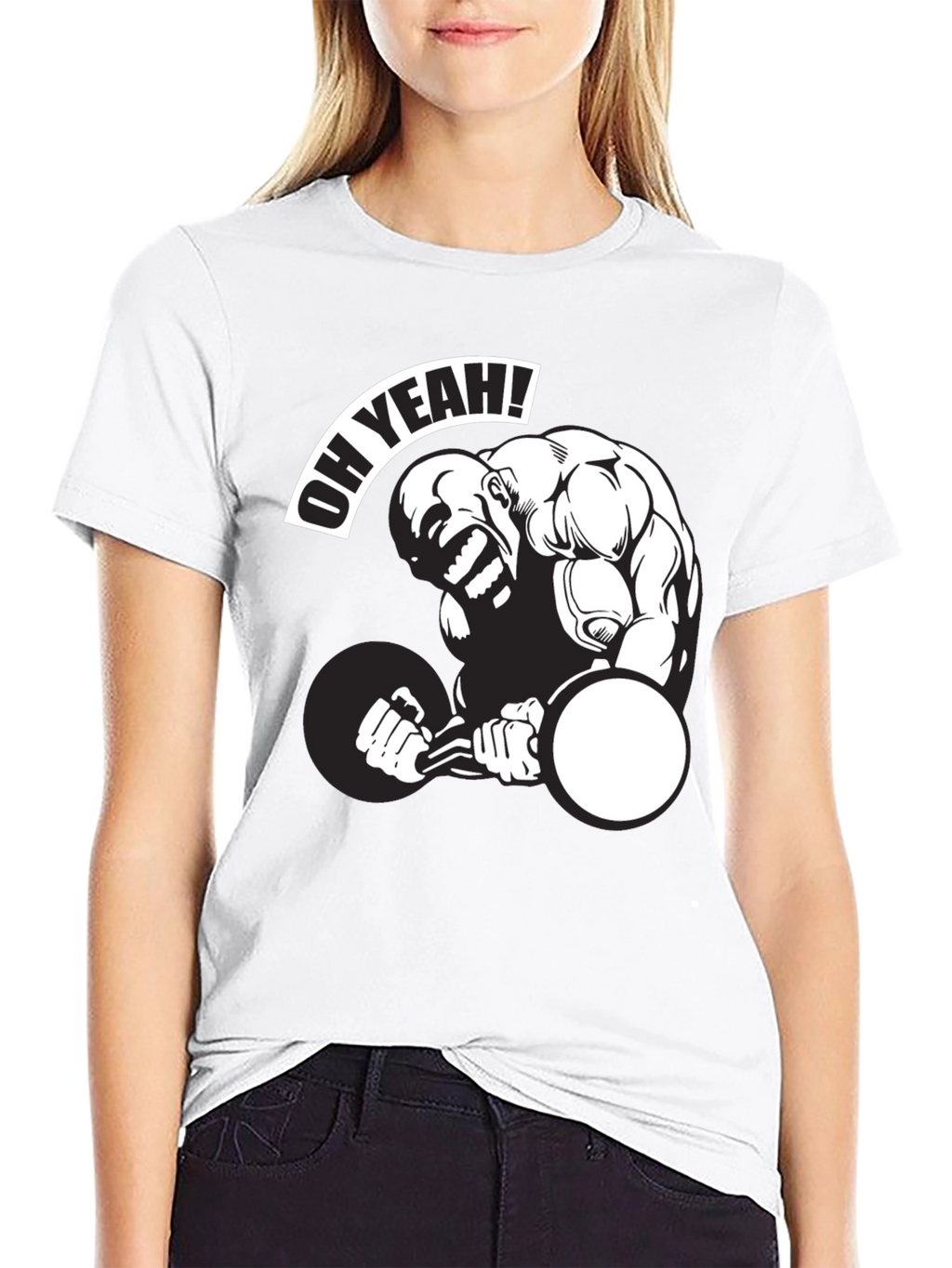 Oh Yeah Weightlifting Graphic T-Shirt