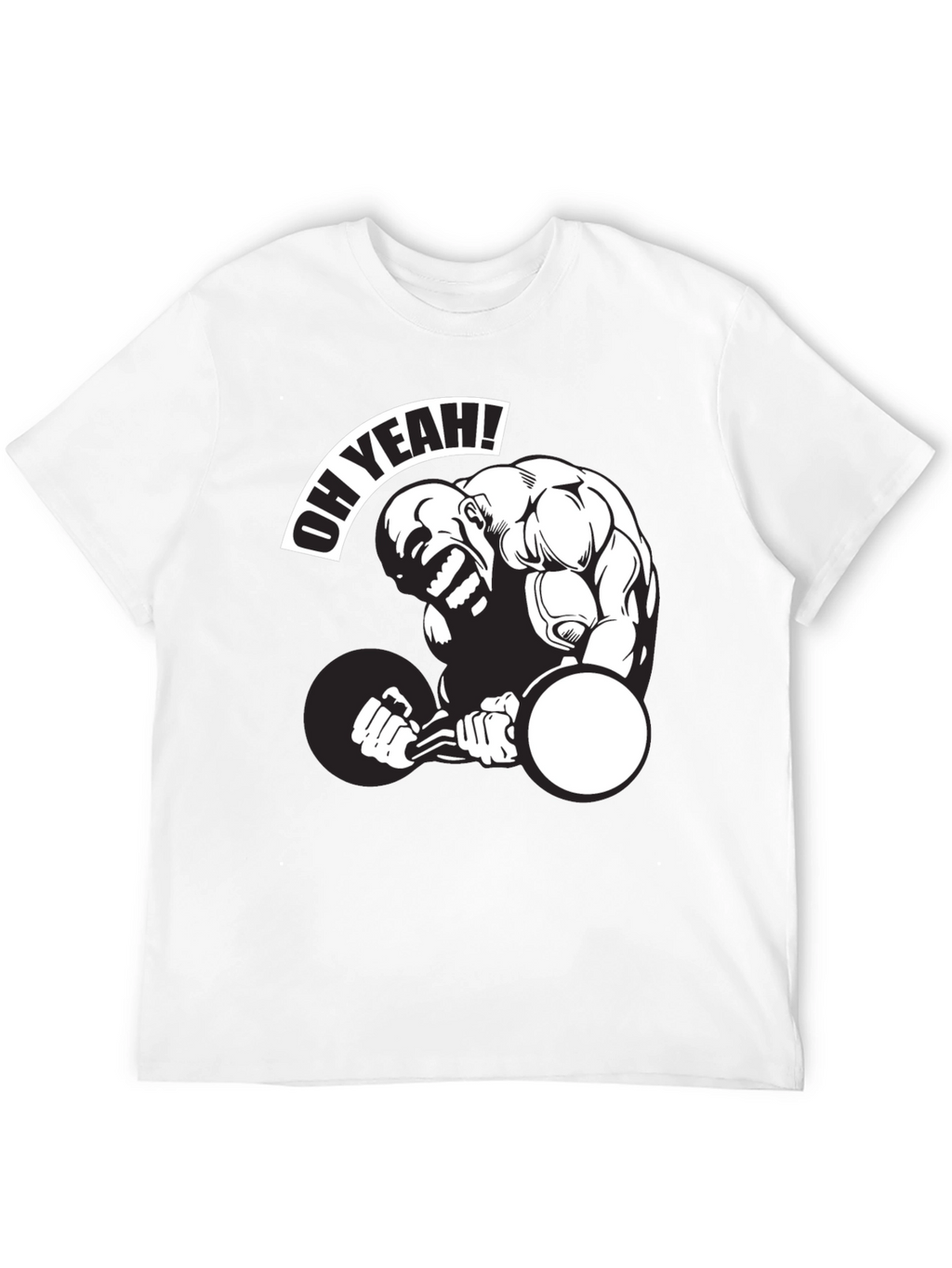 Oh Yeah Weightlifting Graphic T-Shirt