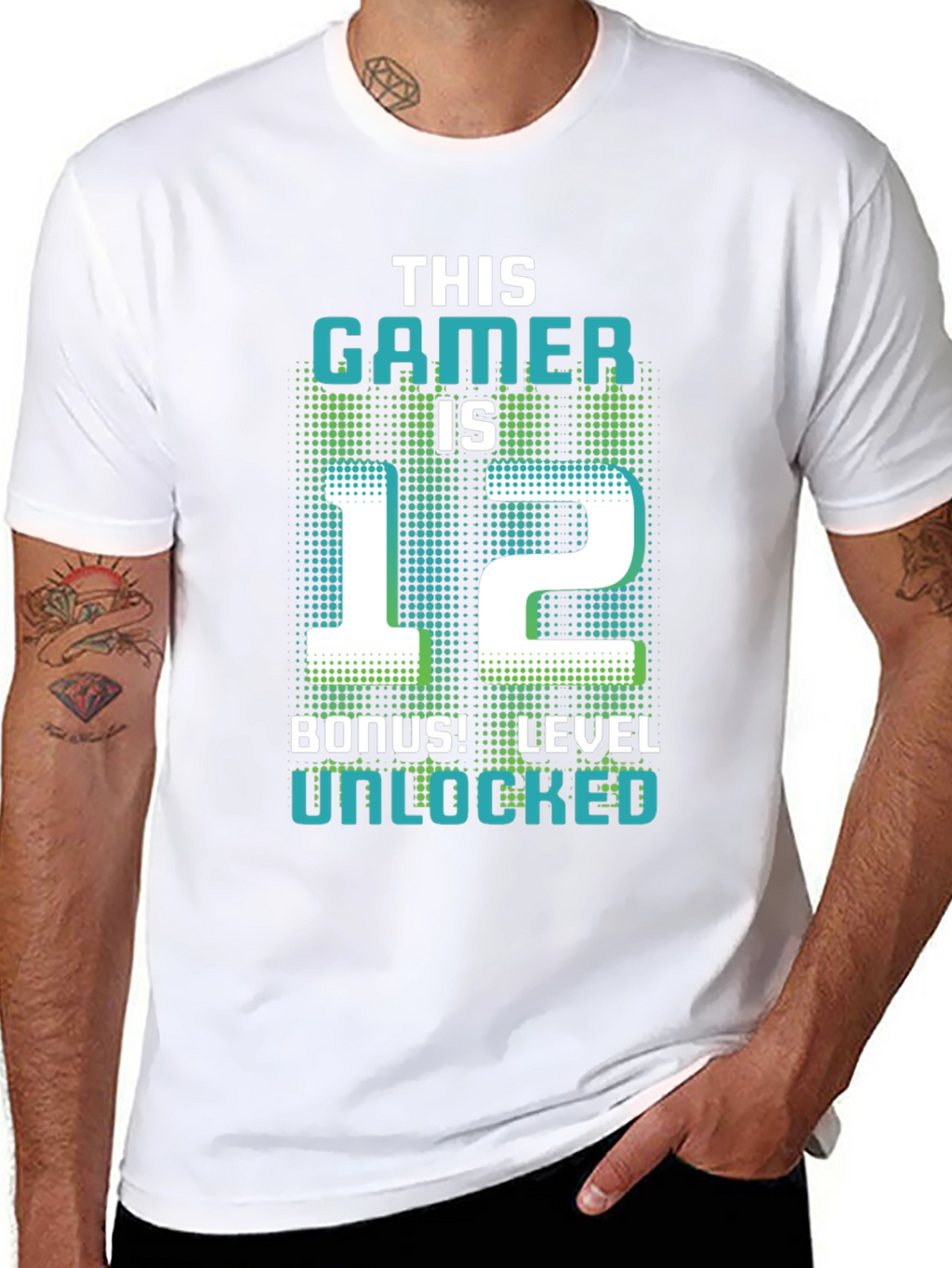 Gamer Level Unlocked 12th Birthday T-Shirt