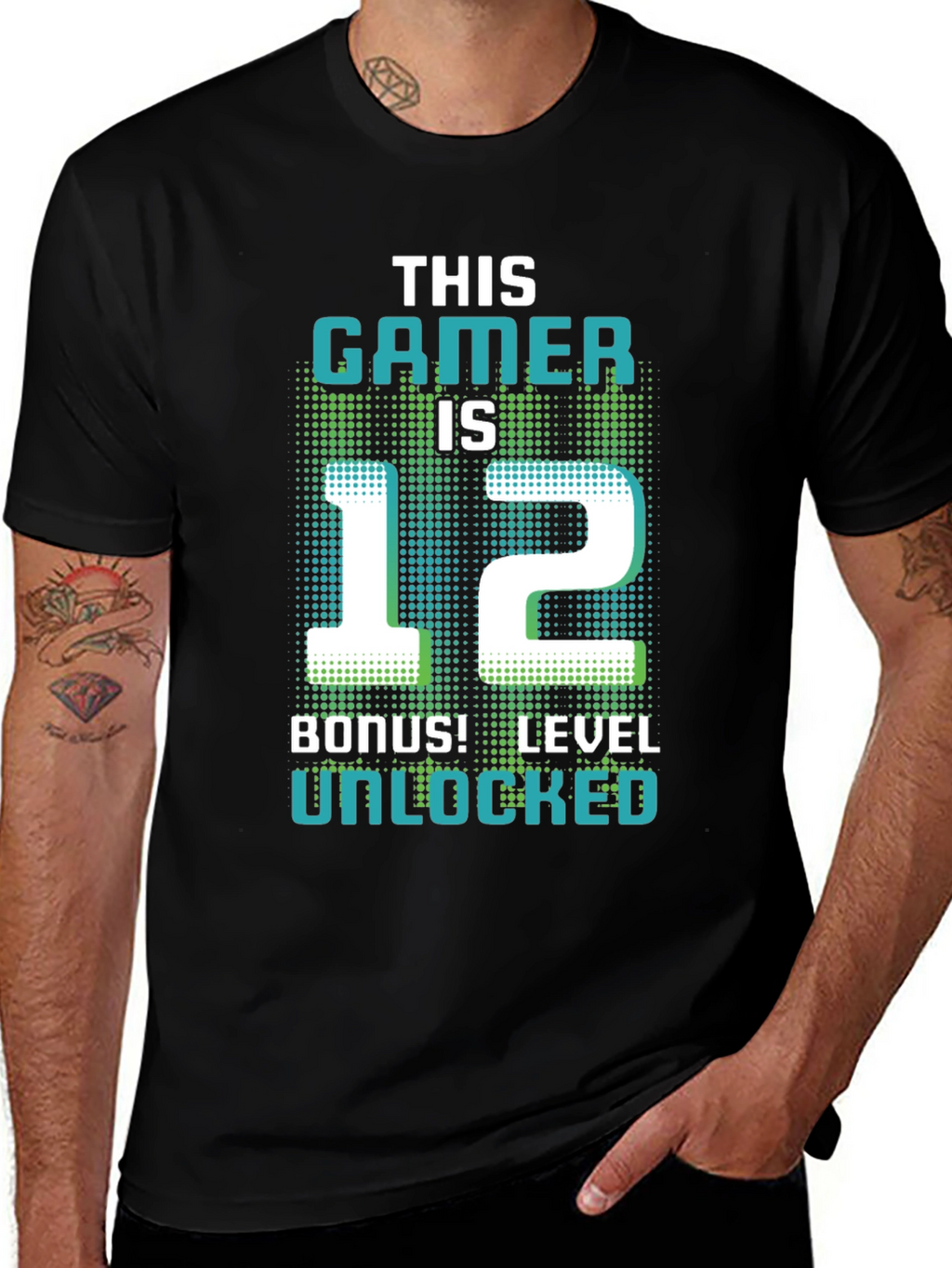 Gamer Level Unlocked 12th Birthday T-Shirt
