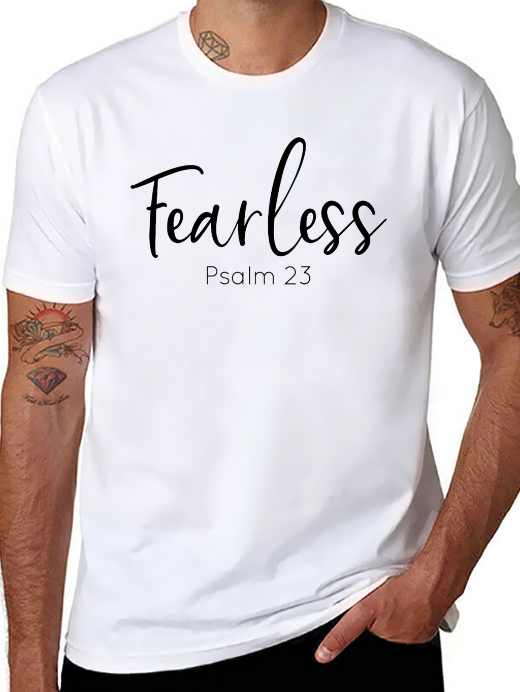 Fearless Psalm 23 Graphic Tee