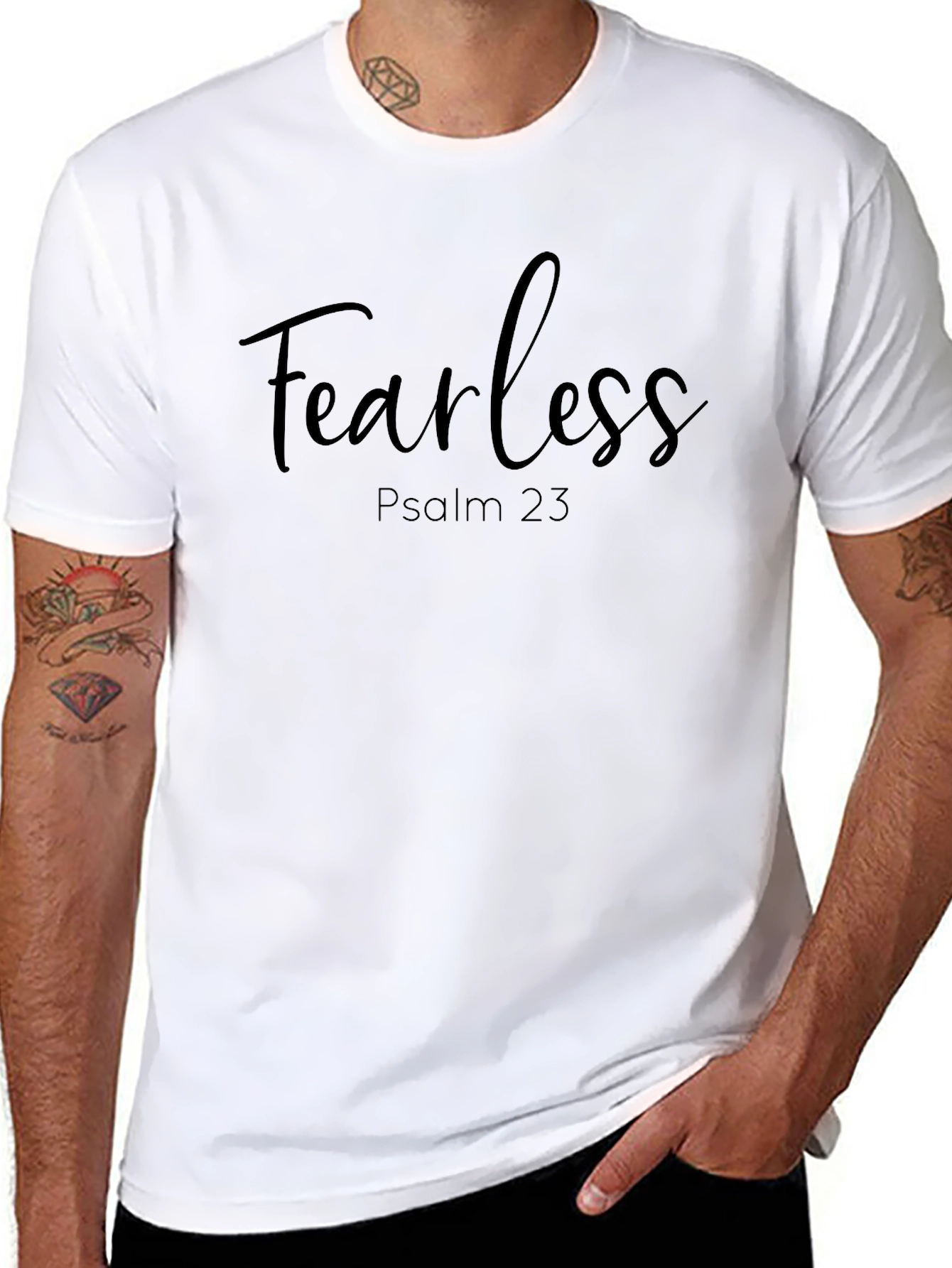 Fearless Psalm 23 Graphic Tee