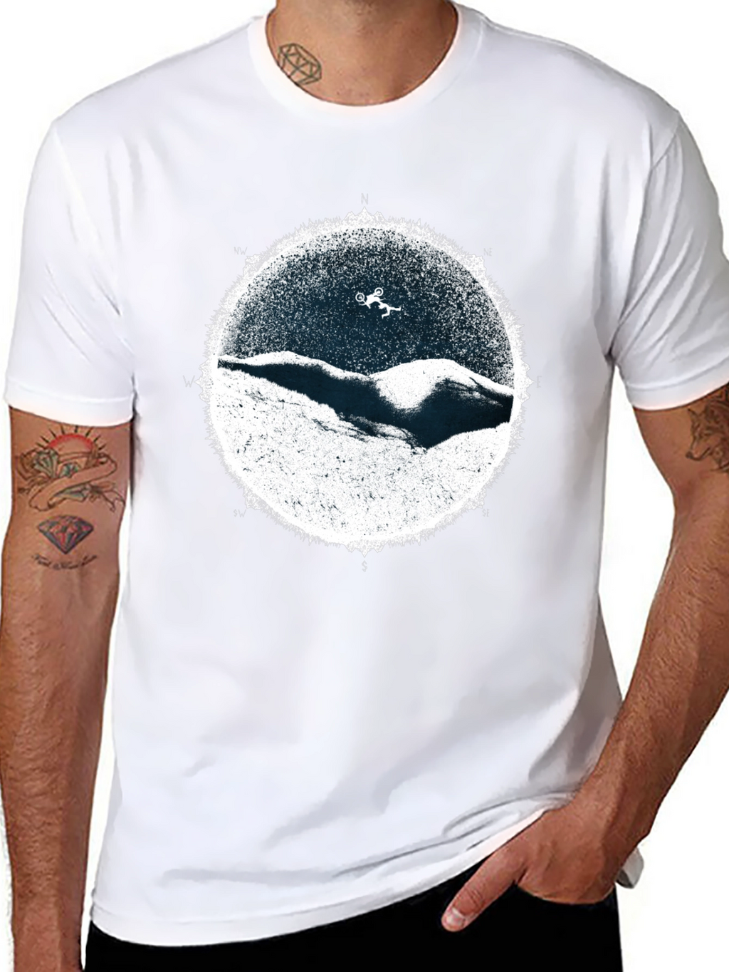 Mountain Bike Rider T-Shirt - Thrilling Design
