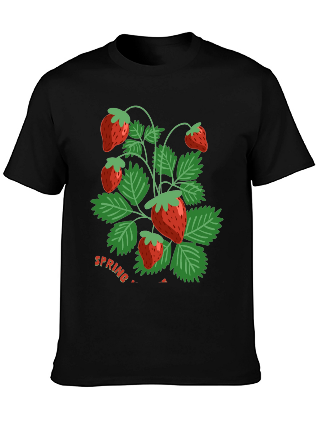 Strawberry Spring T-Shirt - Fresh Design