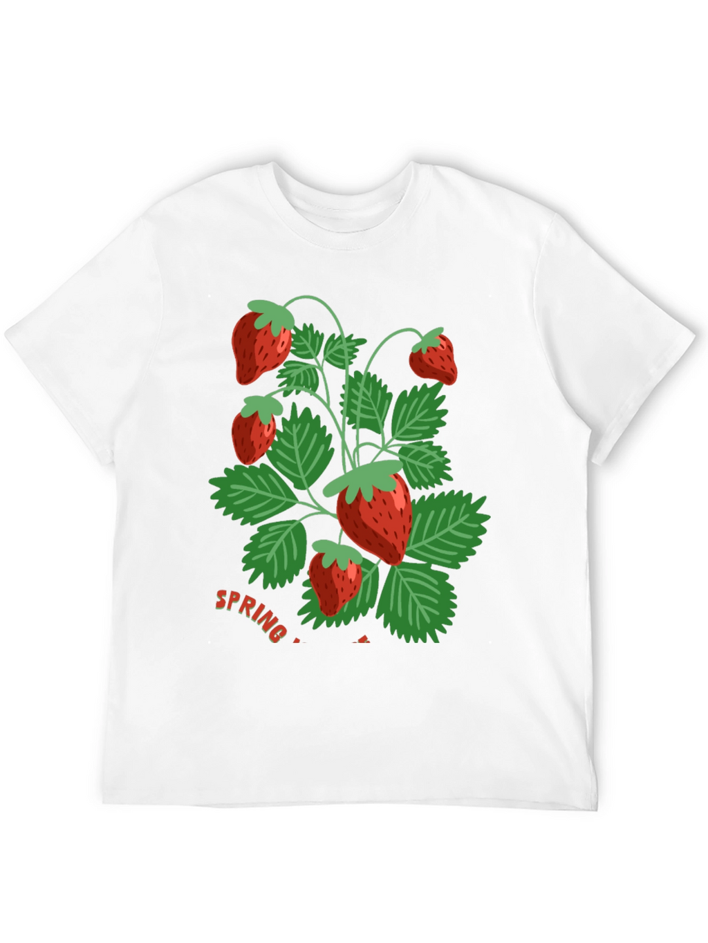 Strawberry Spring T-Shirt - Fresh Design