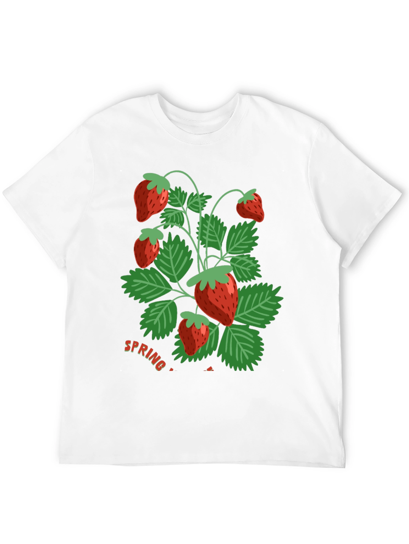 Strawberry Spring T-Shirt - Fresh Design