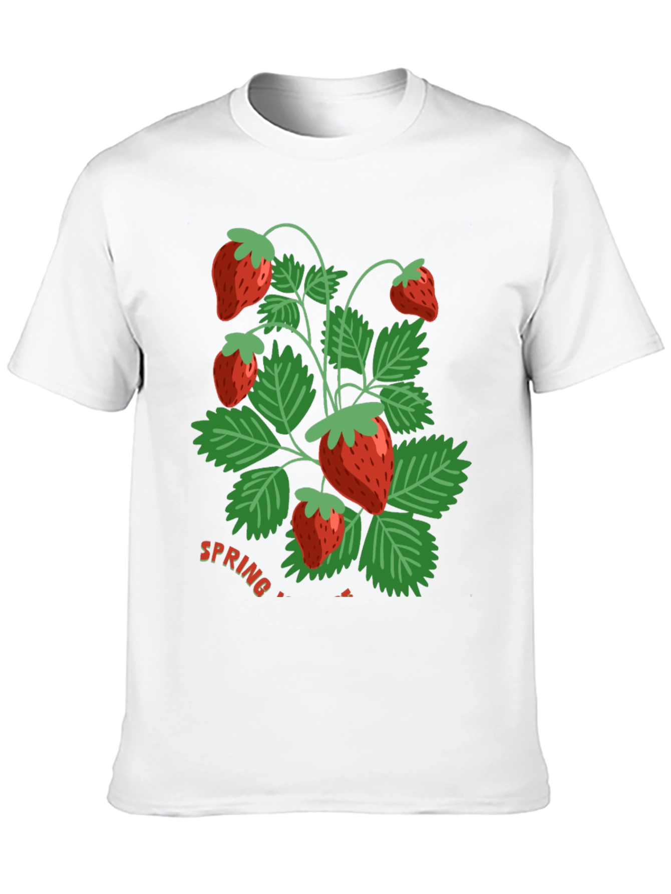 Strawberry Spring T-Shirt - Fresh Design